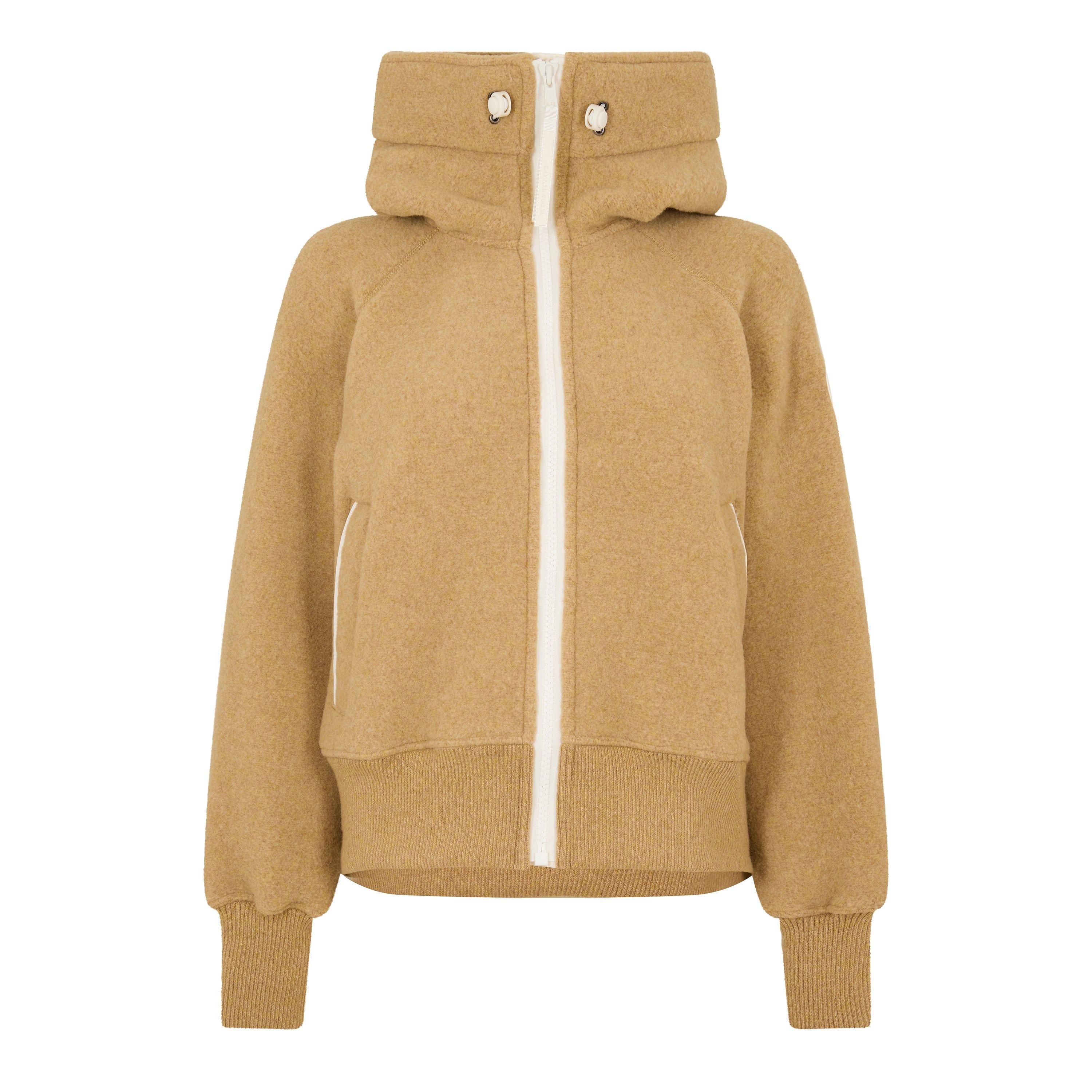 Canada Goose Women's Chilliwack Fleece Sherpa Jacket - Ecru Beige 44 - Size 8 (XS)