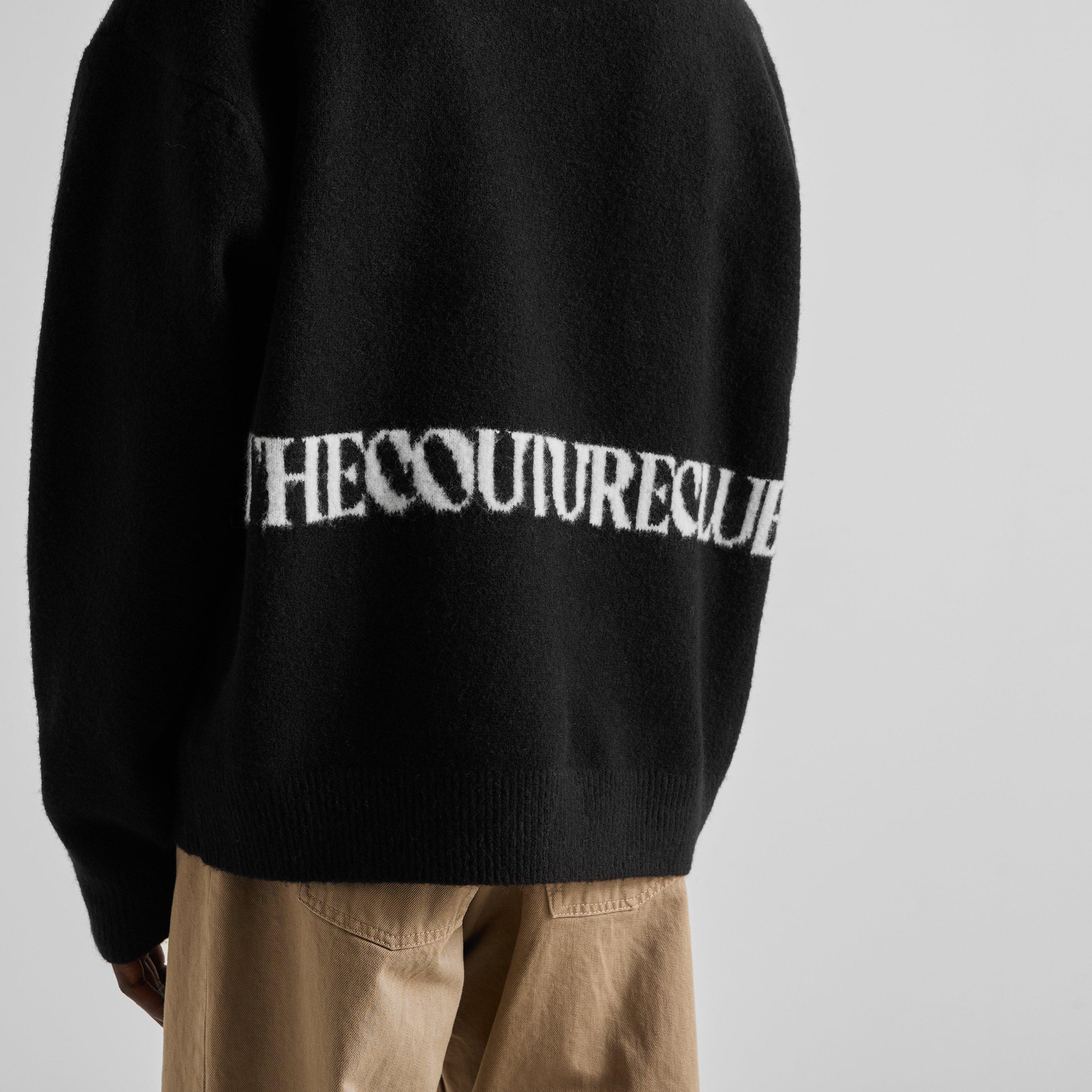 Black - The Couture Club - Men's Copy Crew-Neck Jumper - 5