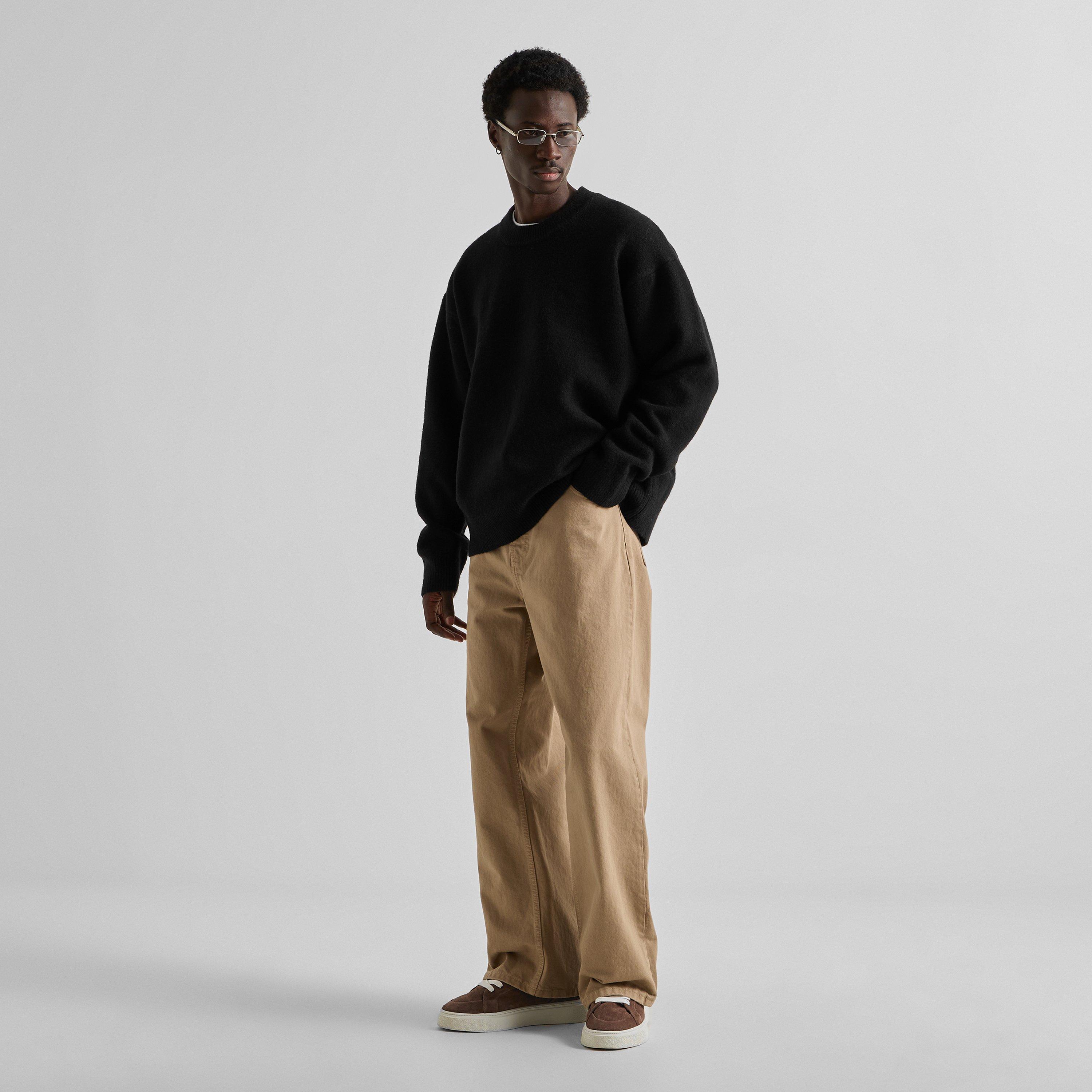 Black - The Couture Club - Men's Copy Crew-Neck Jumper - 6