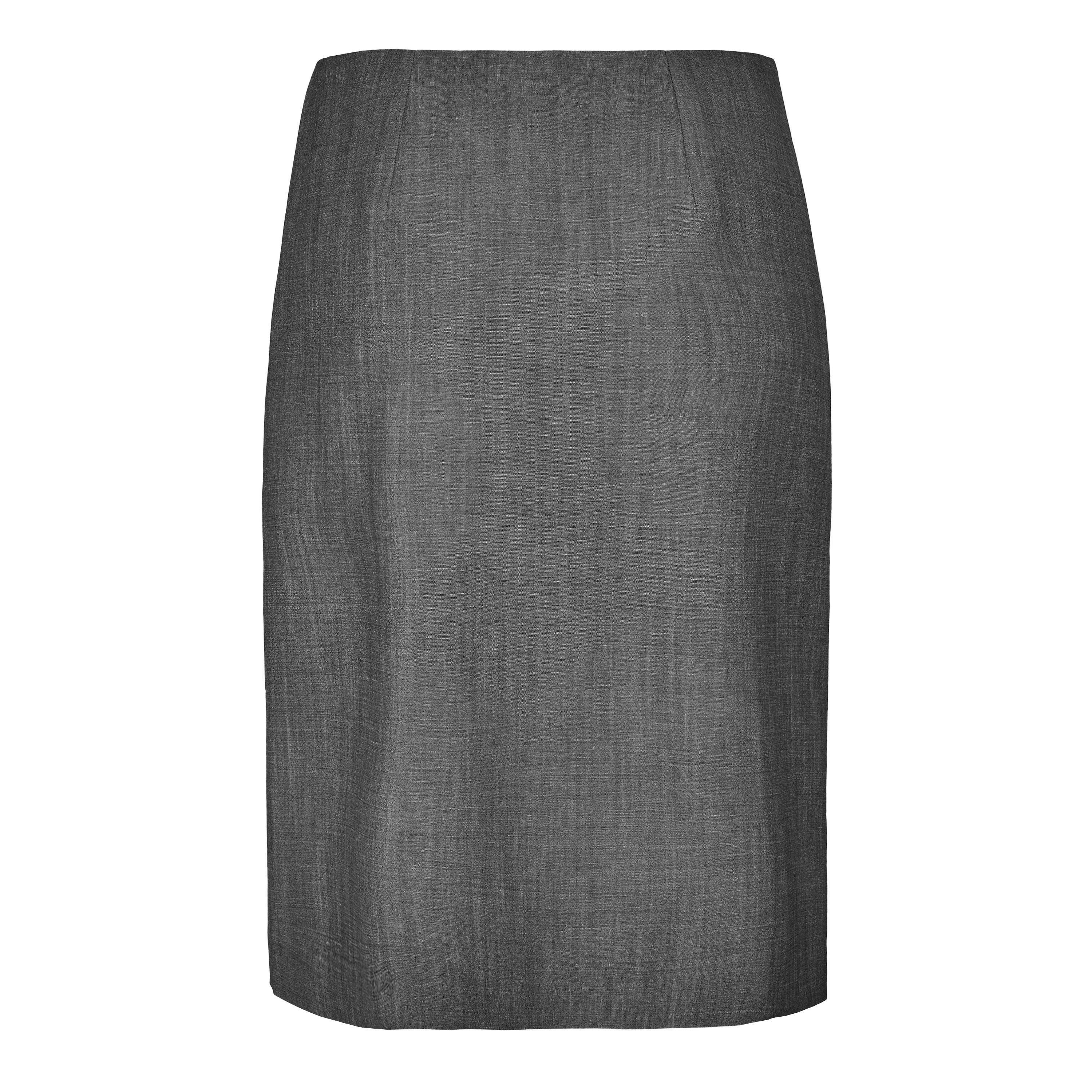 Grey Melange - Fendi - Women's Midi Skirt - 2