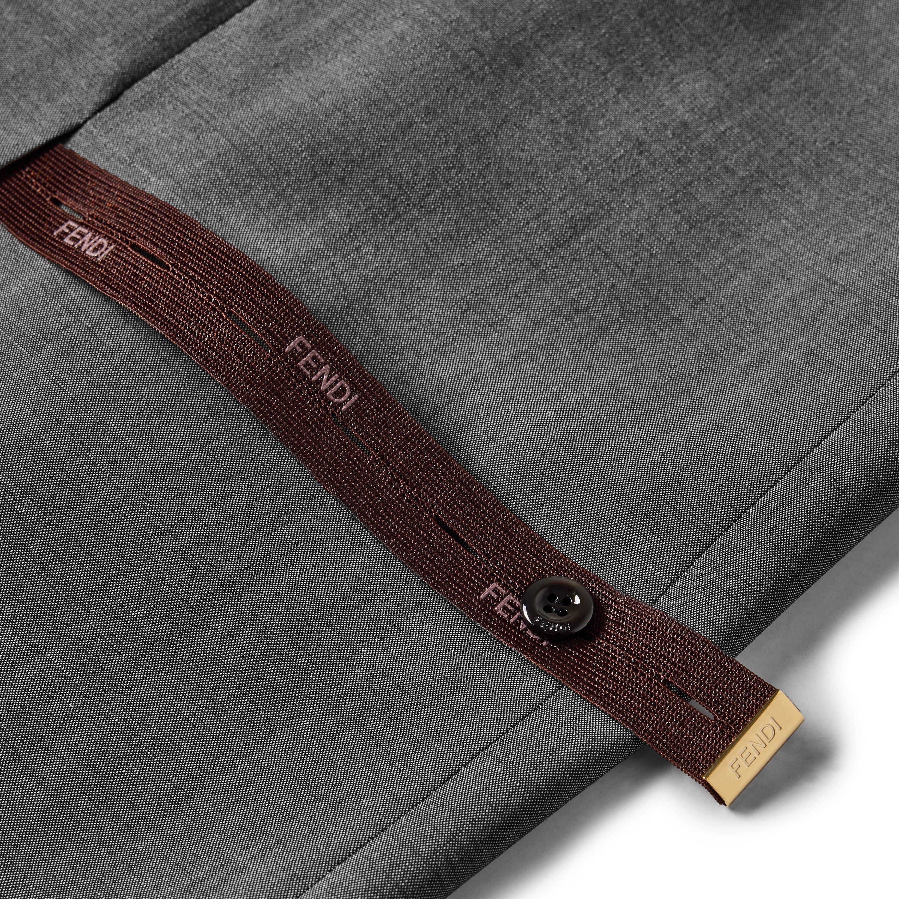 Grey Melange - Fendi - Women's Midi Skirt - 3