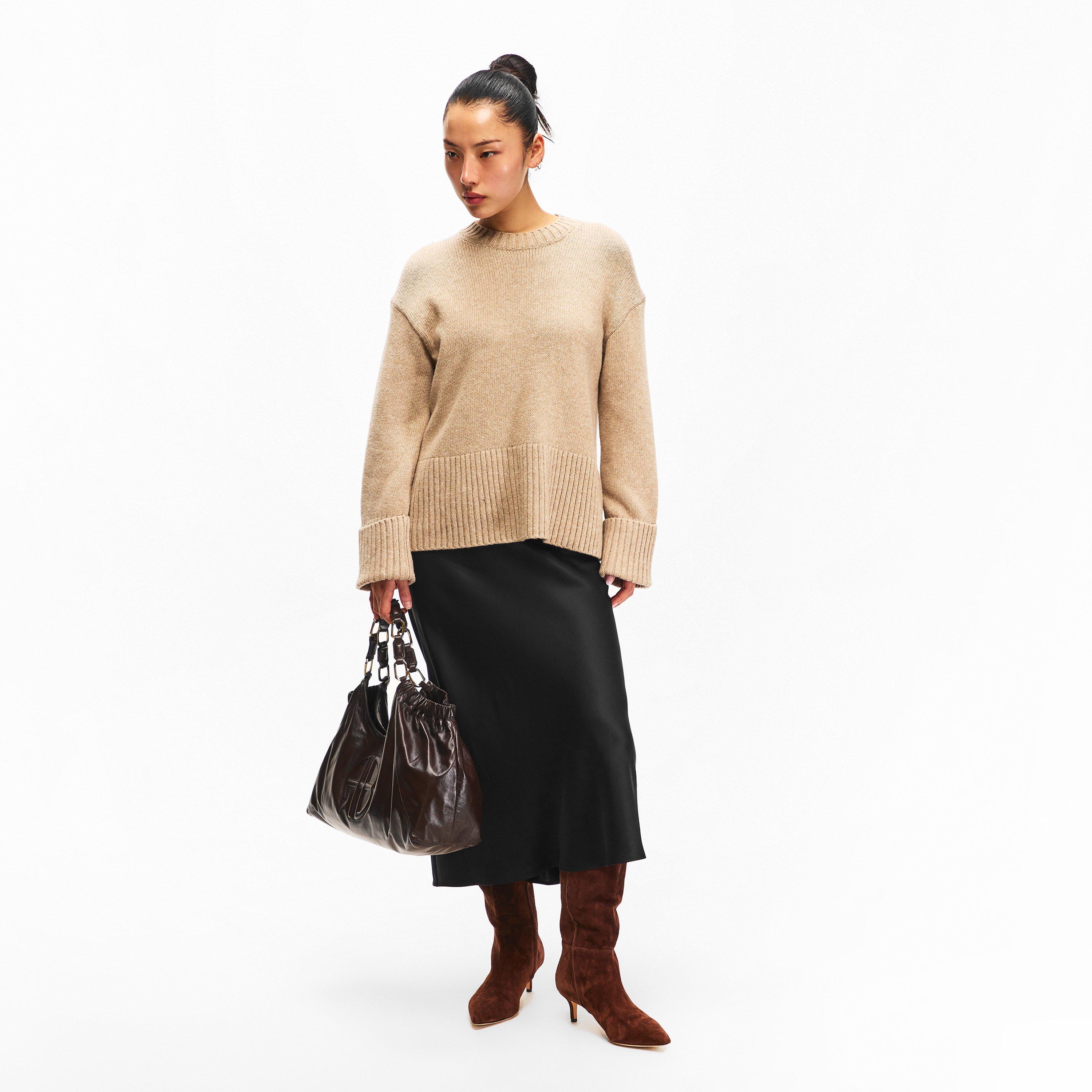  Black - Anine Bing - Womens Bar Skirt - 6