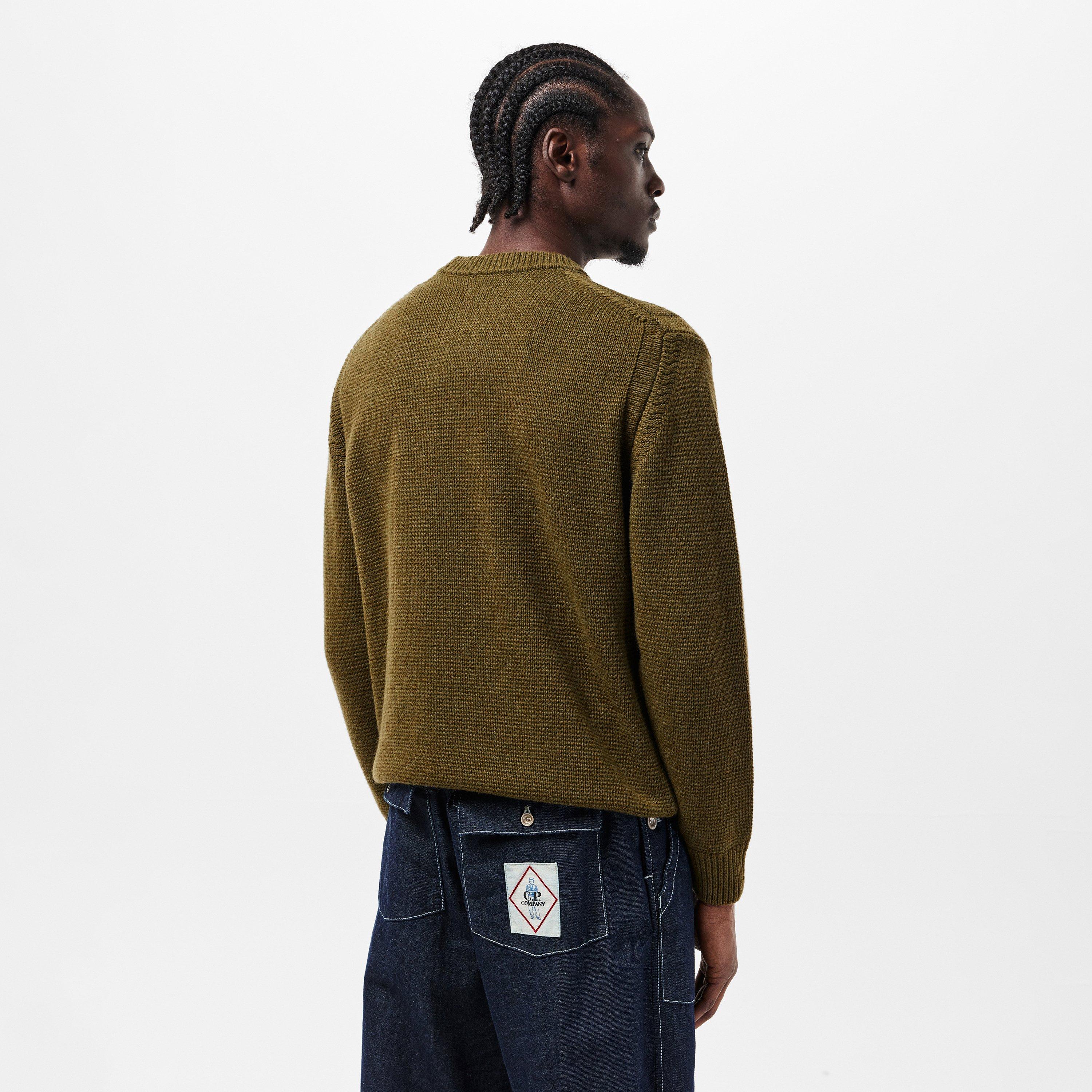 Capers 652 - CP Company - Men's Chest Pocket quarter Zip Knitted Top - 4