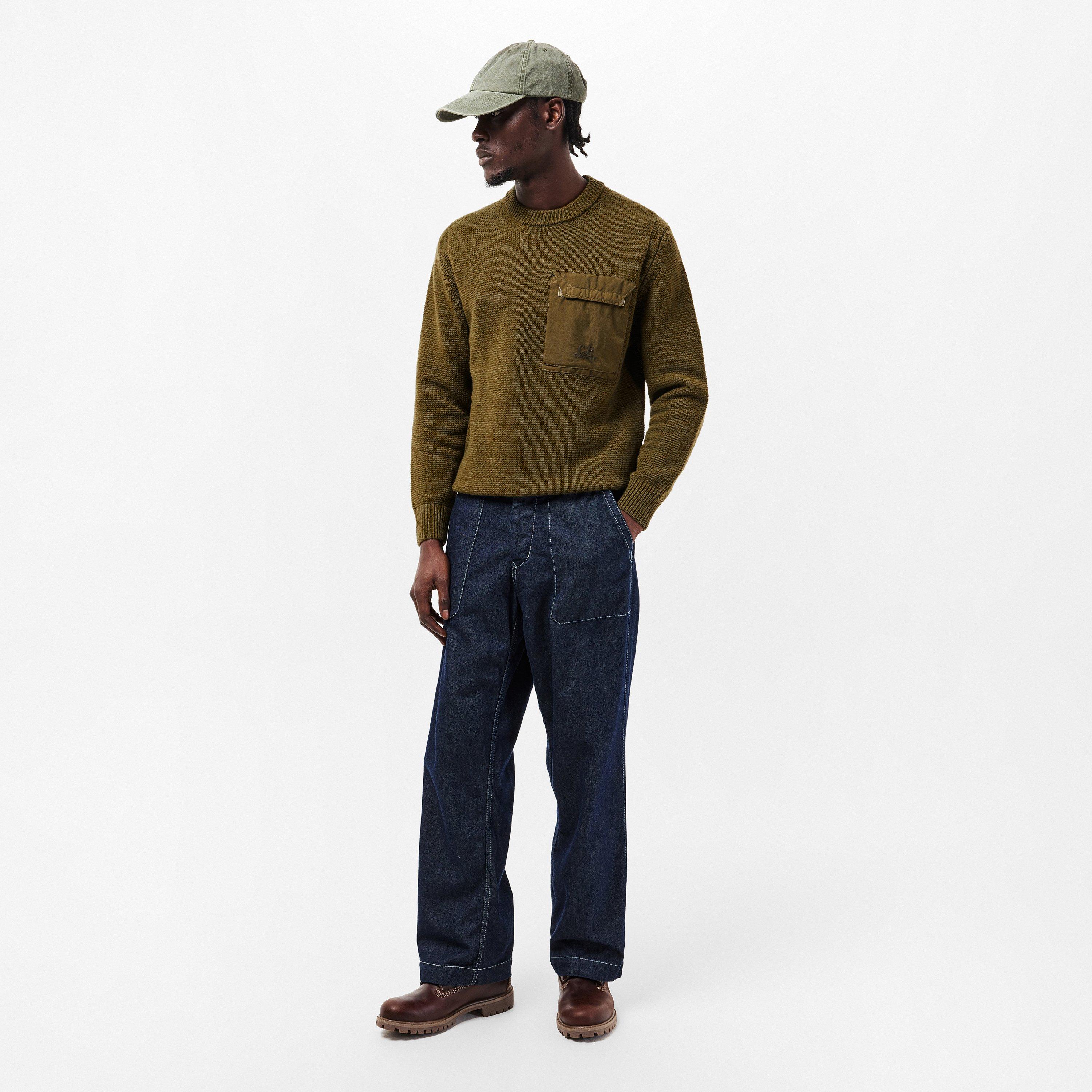 Capers 652 - CP Company - Men's Chest Pocket quarter Zip Knitted Top - 6