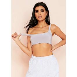 Missy Empire Square Neck Extreme Crop Top