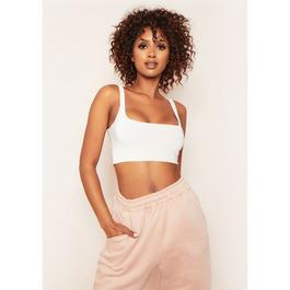 Missy Empire Square Neck Extreme Crop Top