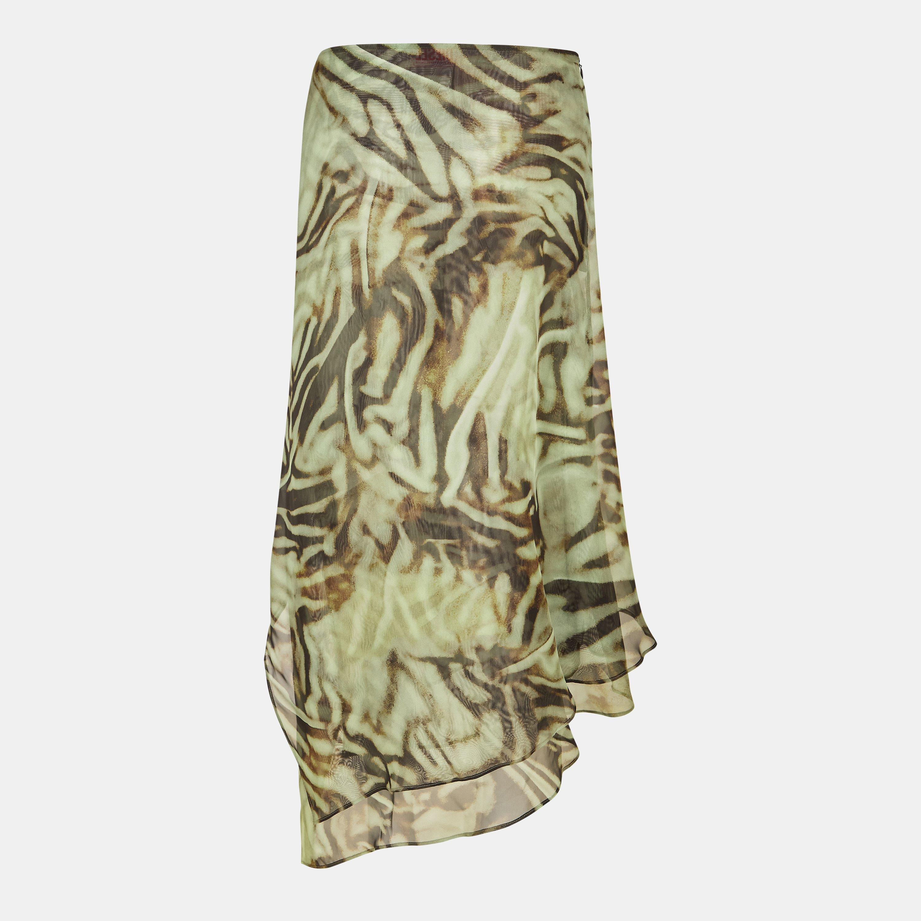 Multicolor - Diesel - Women's Midi Skirt - 2