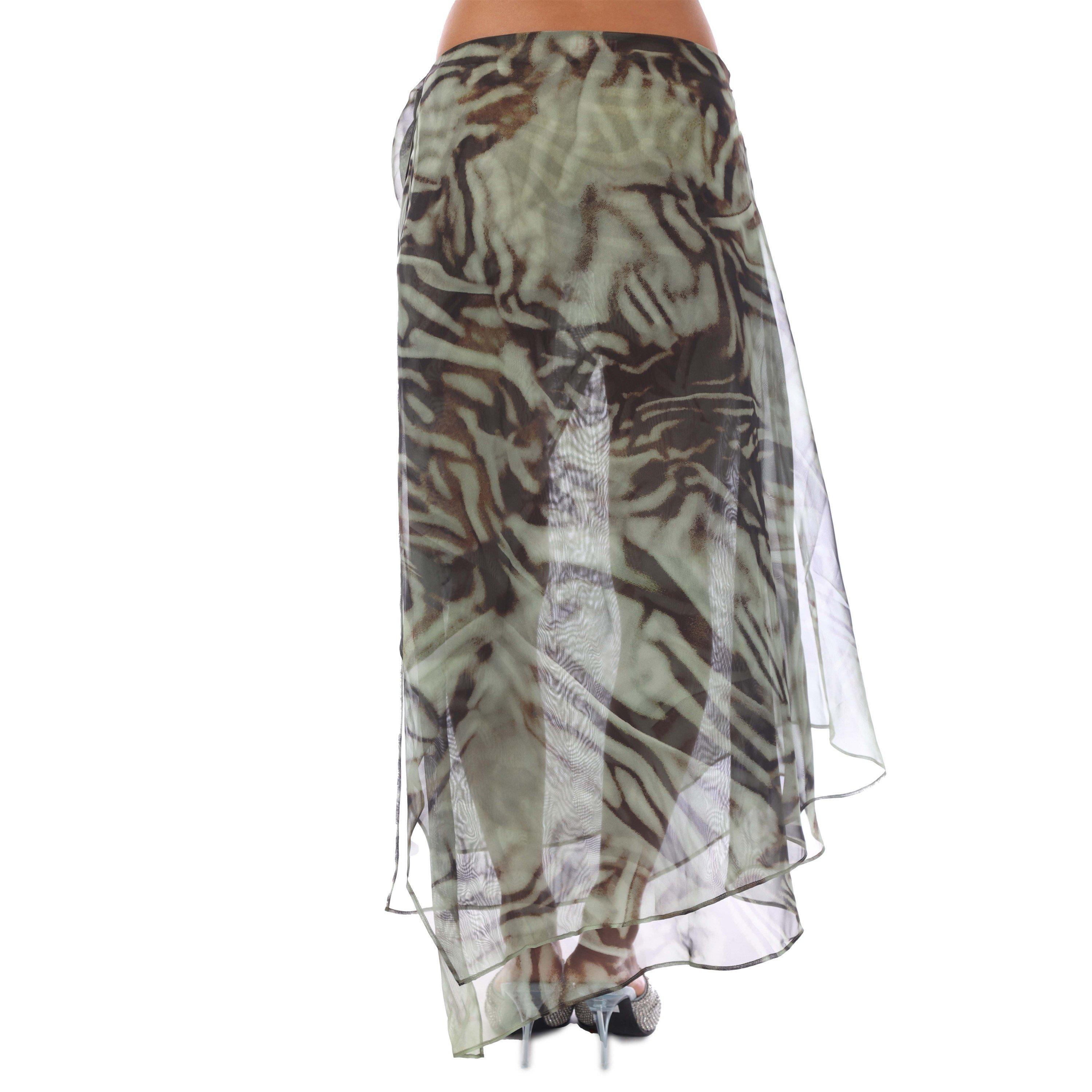 Multicolor - Diesel - Women's Midi Skirt - 3