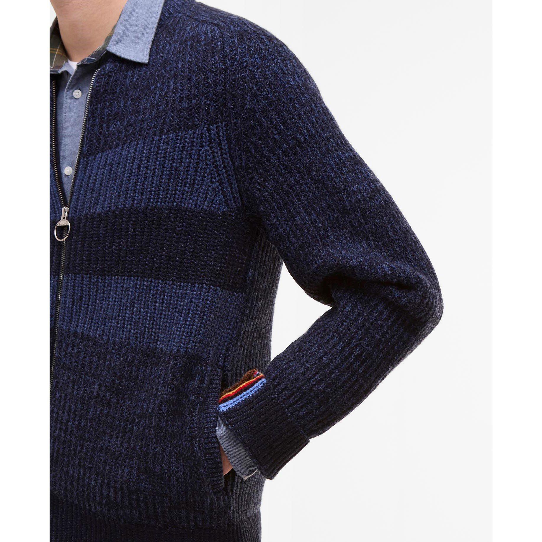 Navy NY91 - Paul Smith X Barbour - Men's Knitted Top - 11