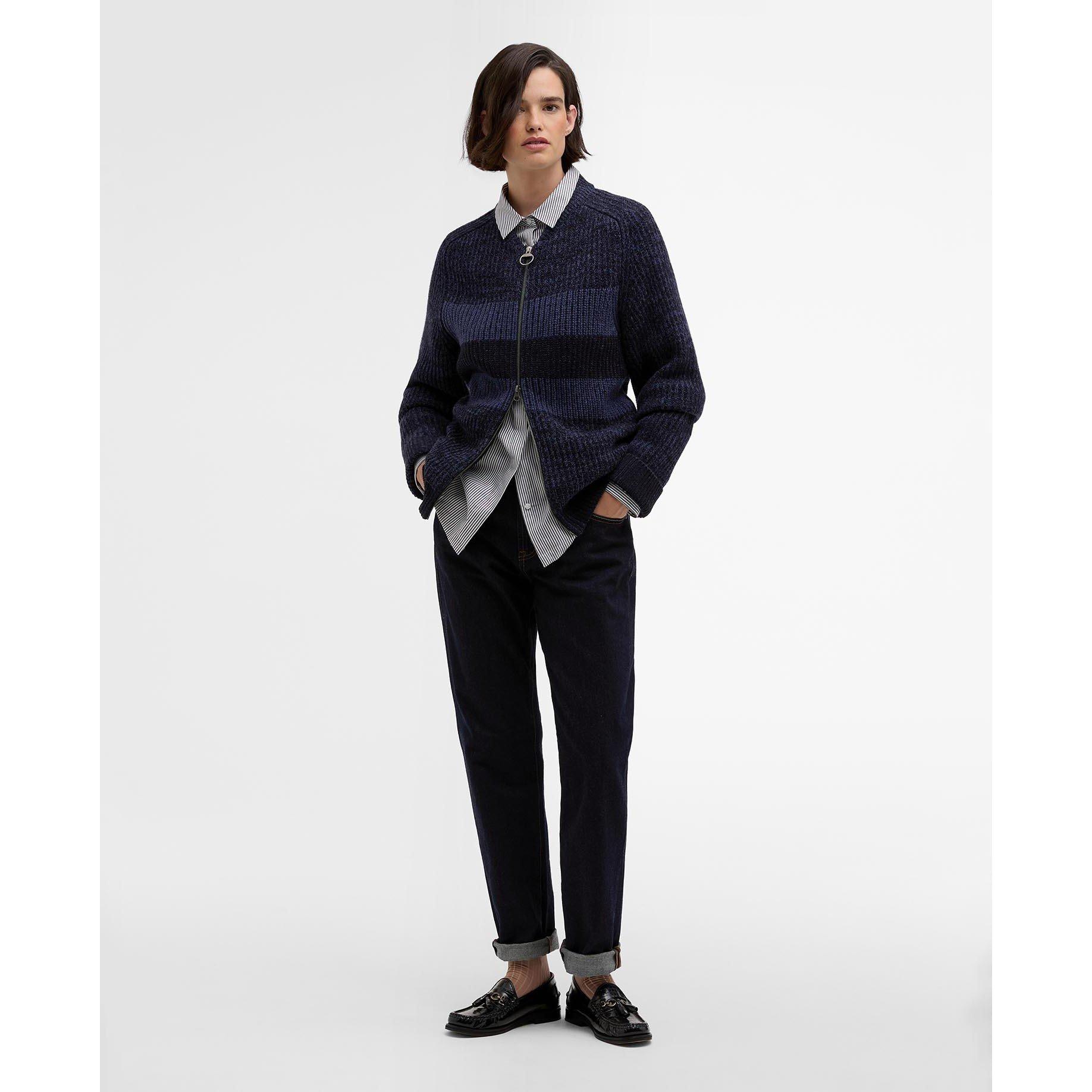 Navy NY91 - Paul Smith X Barbour - Men's Knitted Top - 4