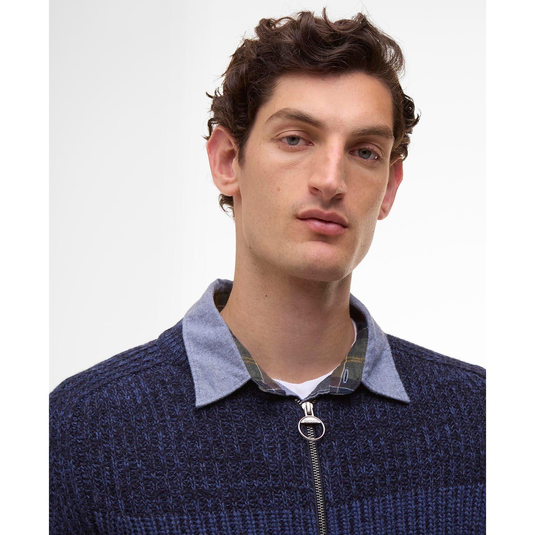 Navy NY91 - Paul Smith X Barbour - Men's Knitted Top - 9