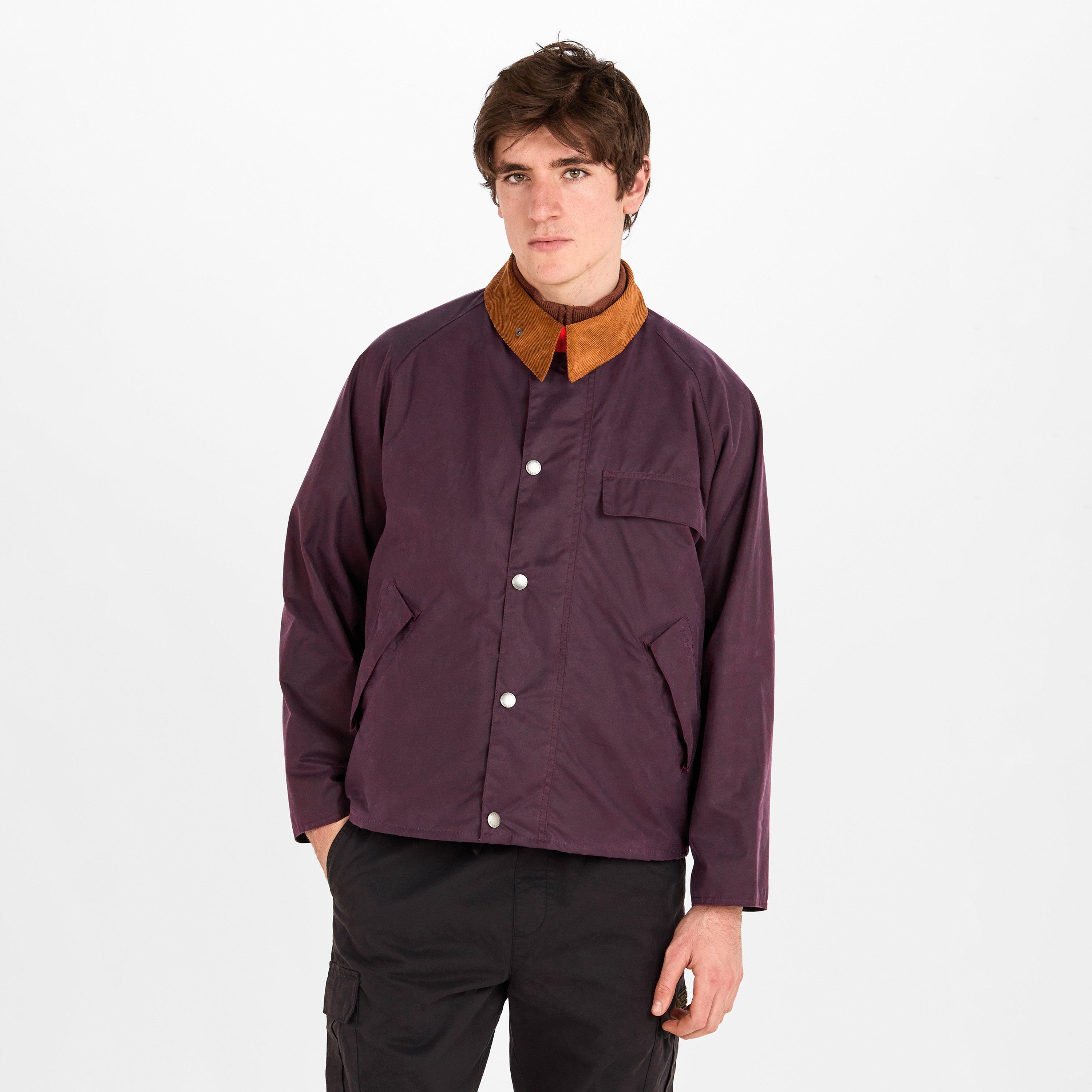 Grape PU71 - Paul Smith X Barbour - Men's Transport Waxed Jacket - 3