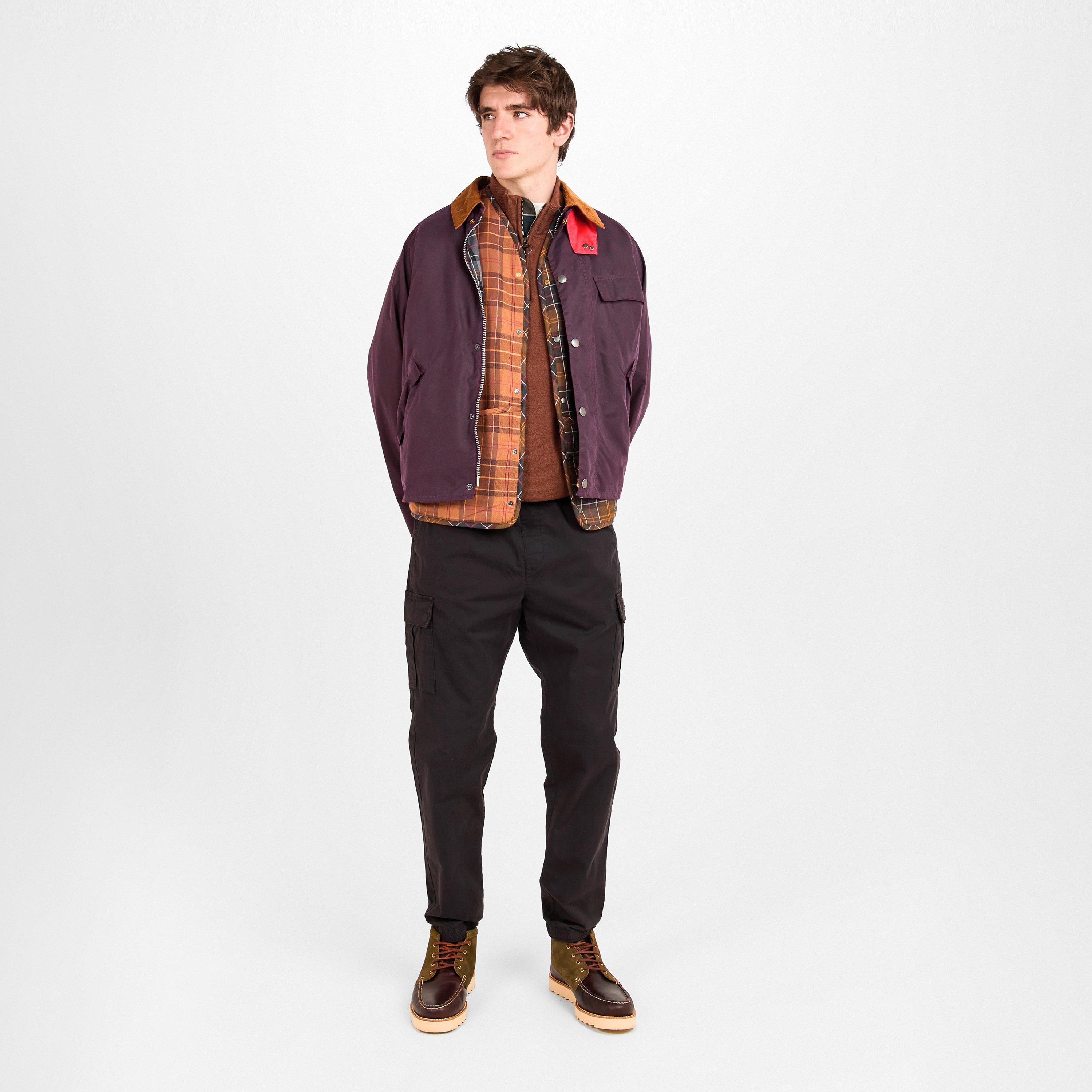 Grape PU71 - Paul Smith X Barbour - Men's Transport Waxed Jacket - 6