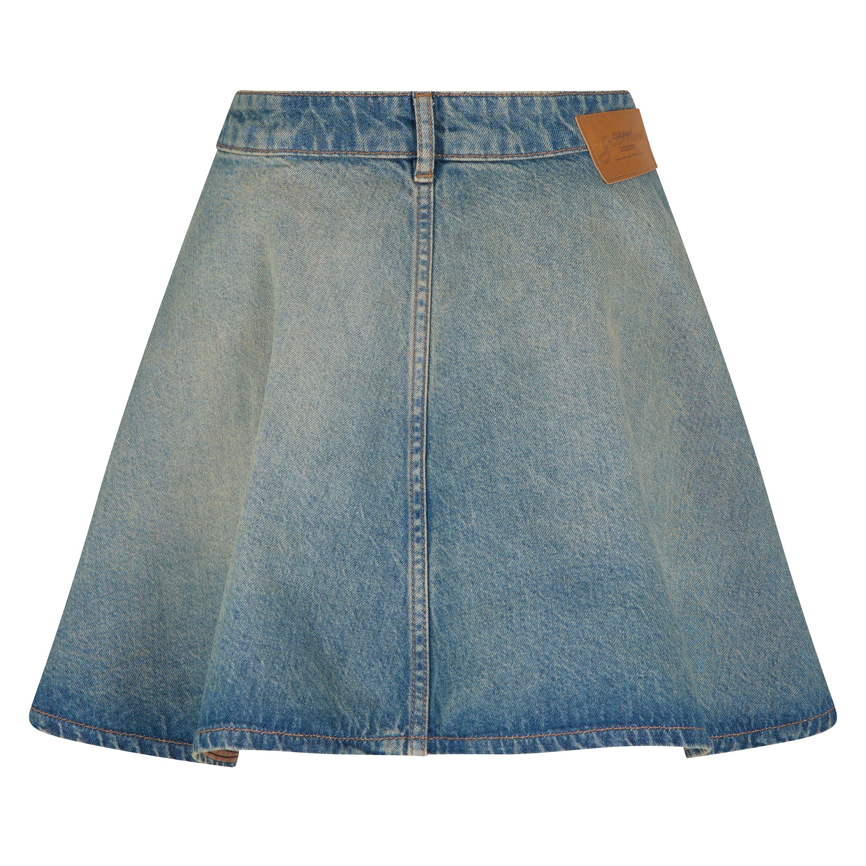Mid Blue - Ganni - Ganni Denim Mini Ld61 - 2