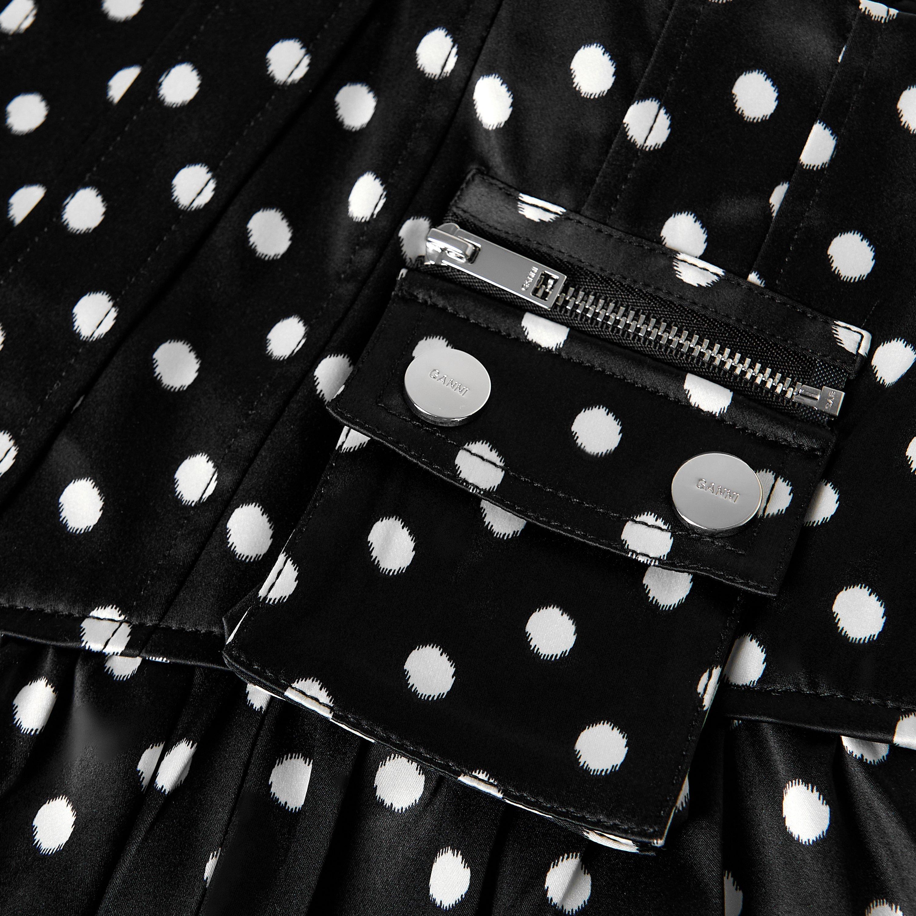 Black - Ganni - Ganni Polka Skirt Ld61 - 5