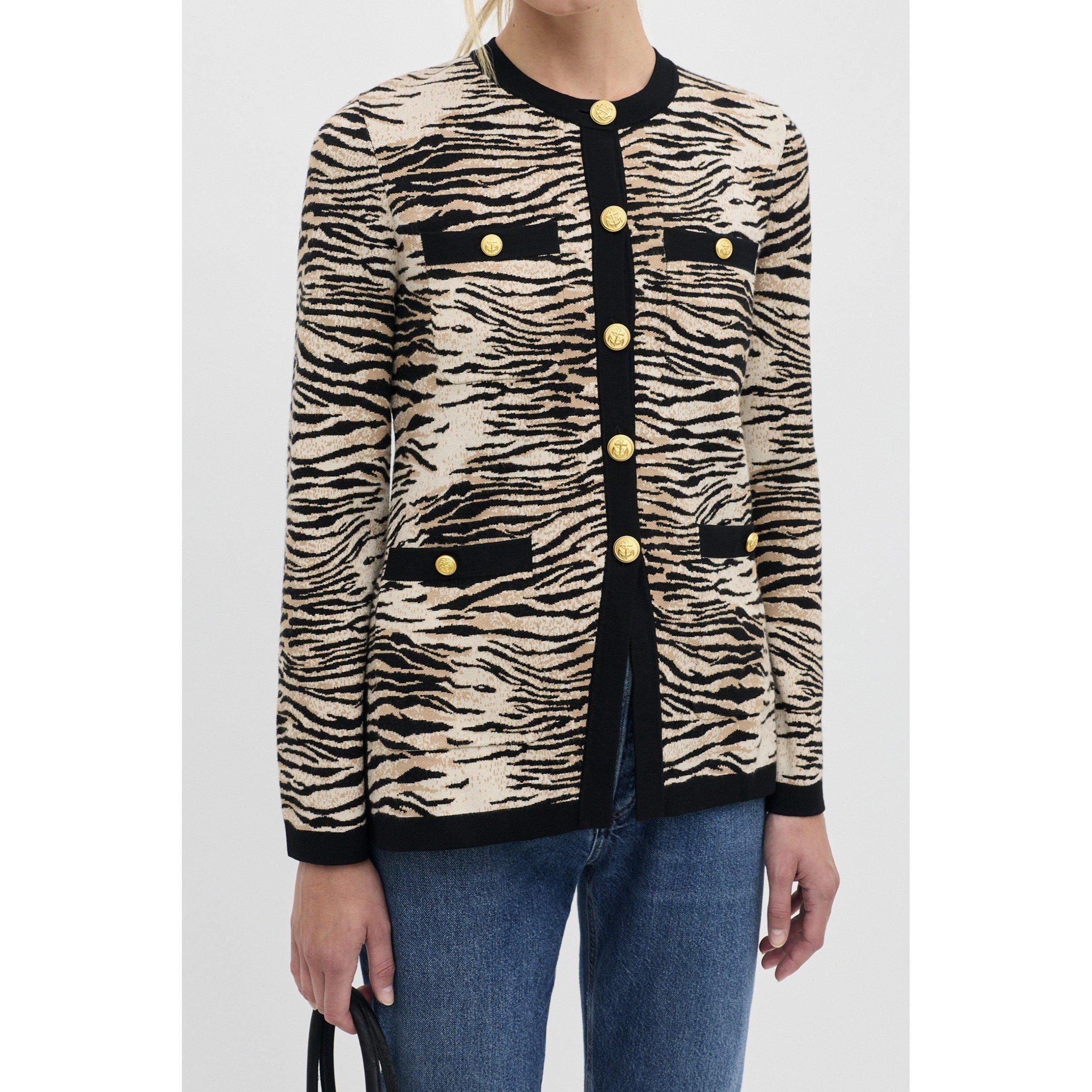 Tiger Beige - RIXO - Rixo Raylene Cardiga Ld71 - 2