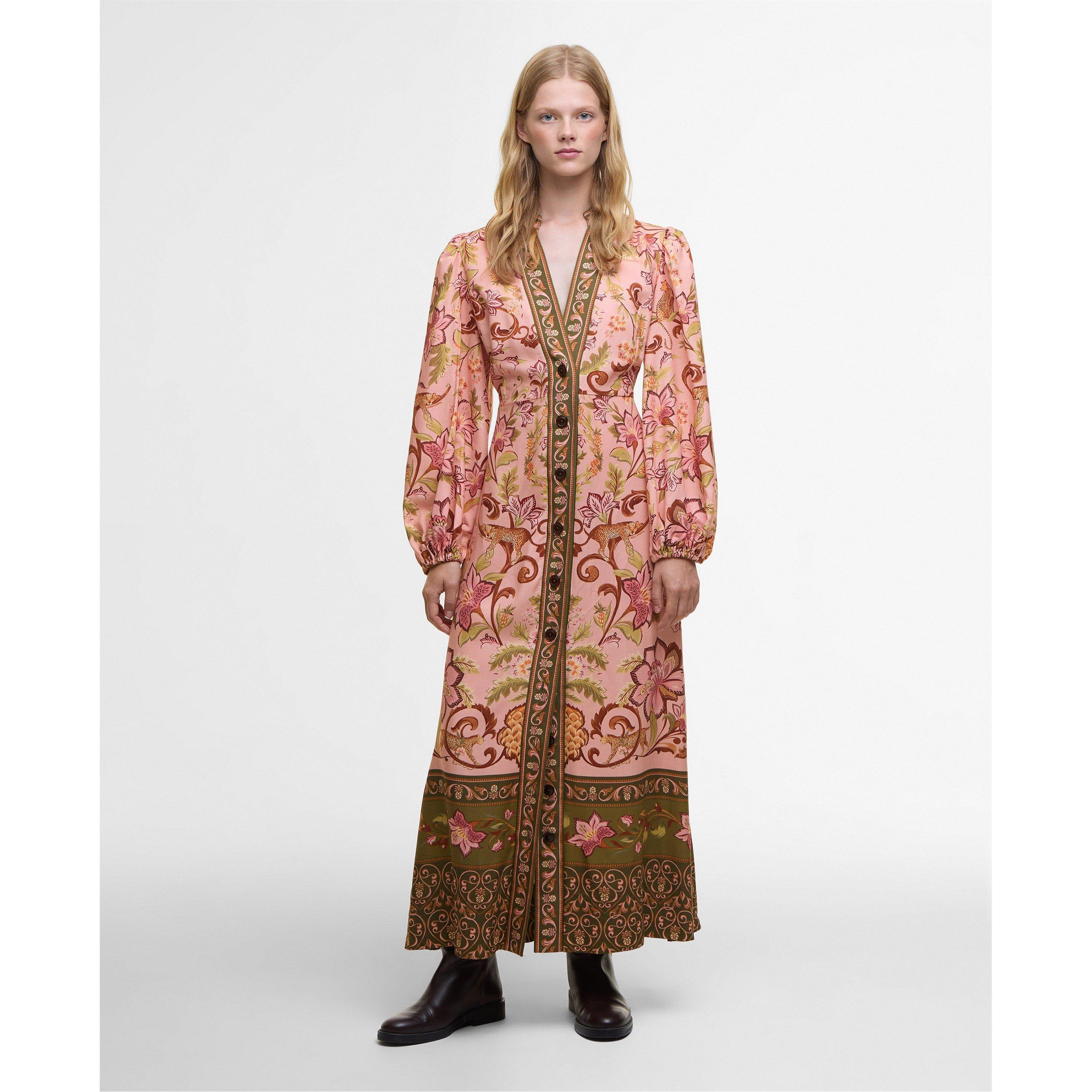 Tropical Print - Barbour x Farm Rio - x FARM Rio Alice Long Sleeve Maxi Dress - 2