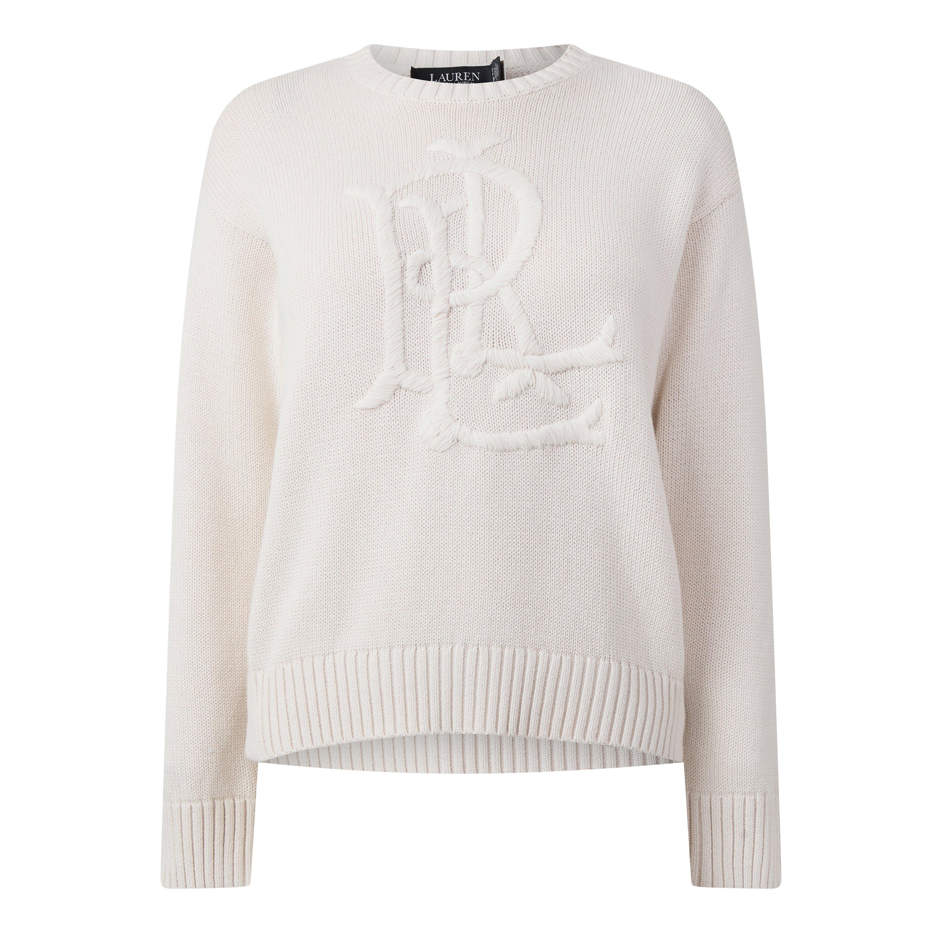 Masc Cream - Lauren by Ralph Lauren - LRL Reidnee Sweater Ld00 - 1