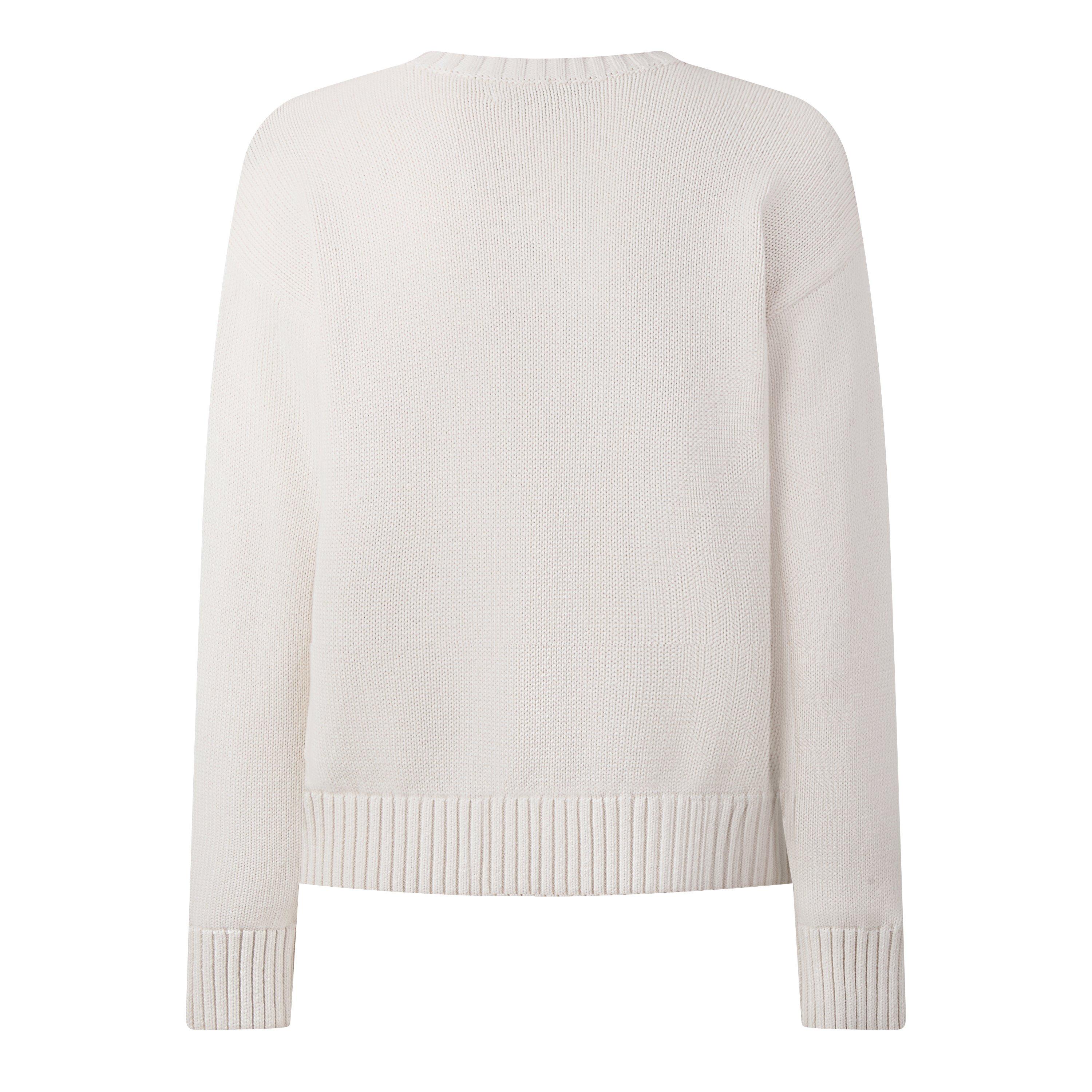 Masc Cream - Lauren by Ralph Lauren - LRL Reidnee Sweater Ld00 - 2