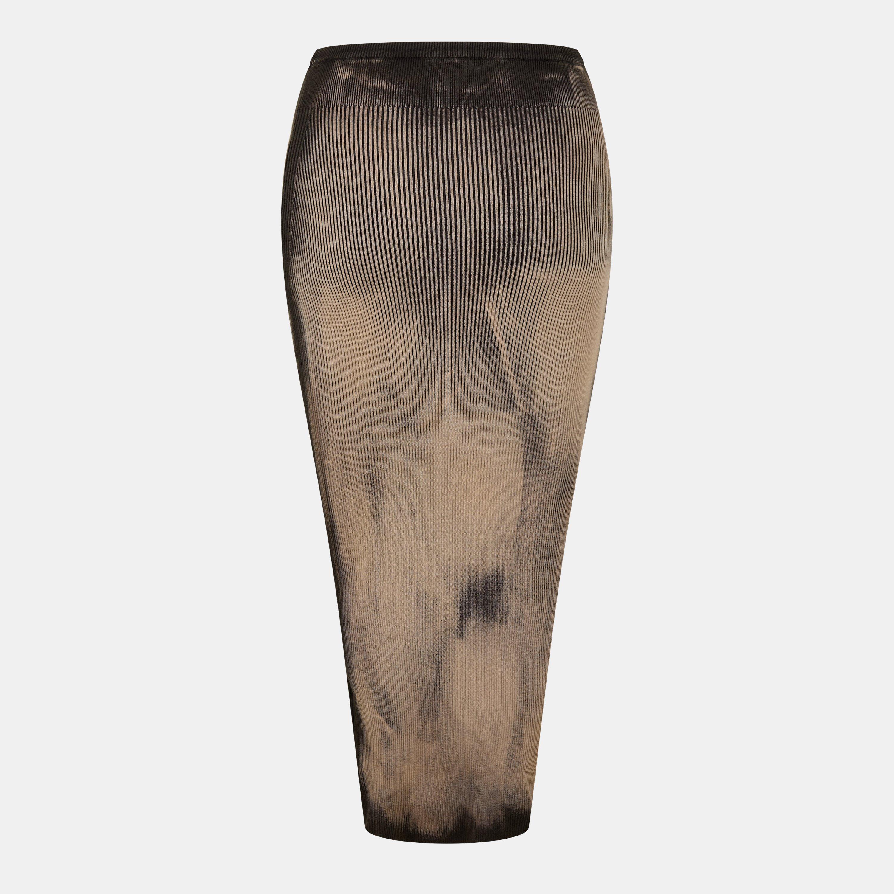 Black+Beige - Diesel - Women's Delma Midi Skirt - 2