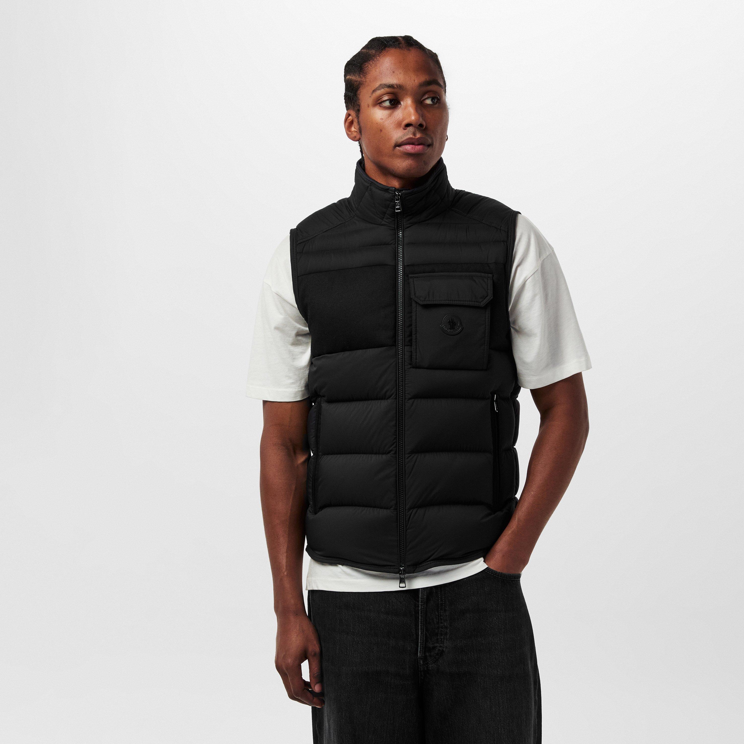 Black 999 - Moncler - Men's Edit Quilted Sleeveless Gilet - 3