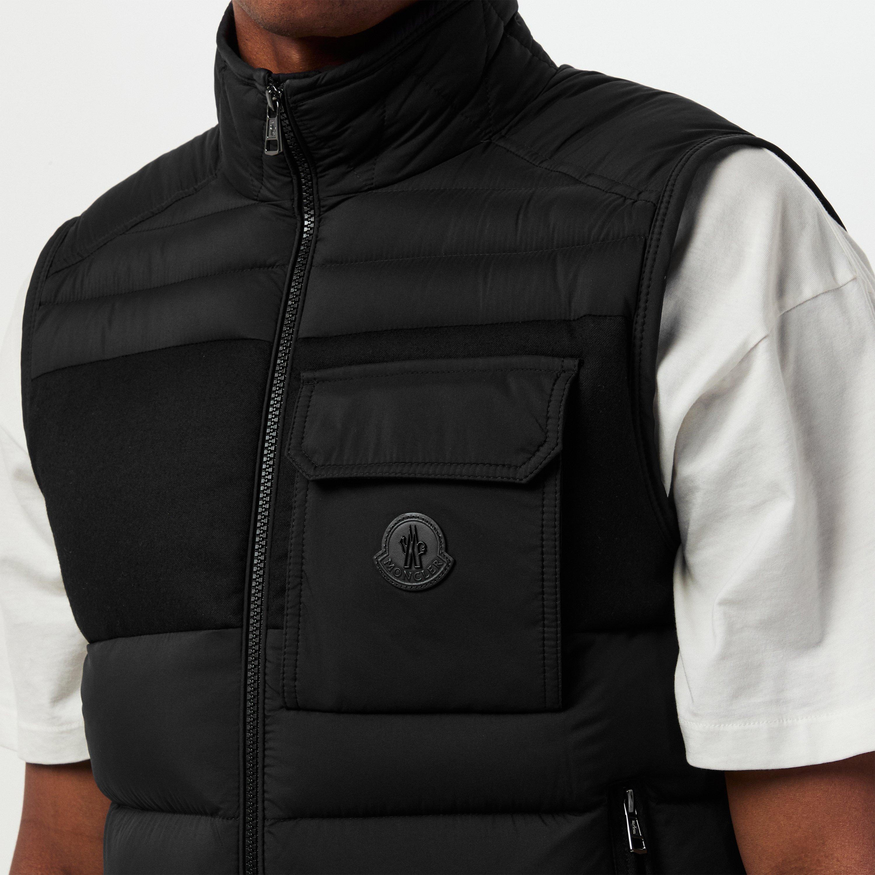 Black 999 - Moncler - Men's Edit Quilted Sleeveless Gilet - 5