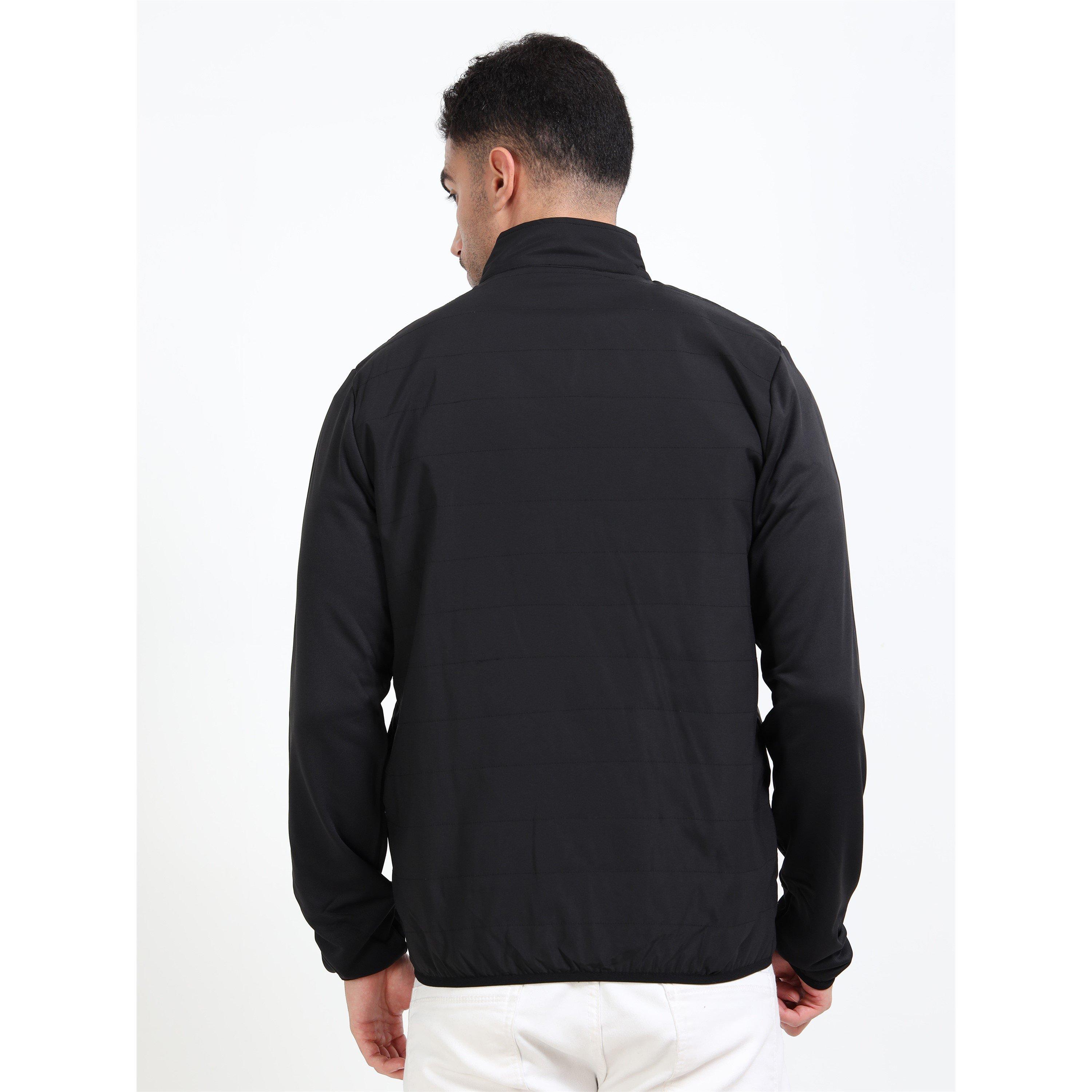 Zwart - KooGa - Kooga Hybrid Quilted Long Sleeve Softshell Rugby Jacket - 5