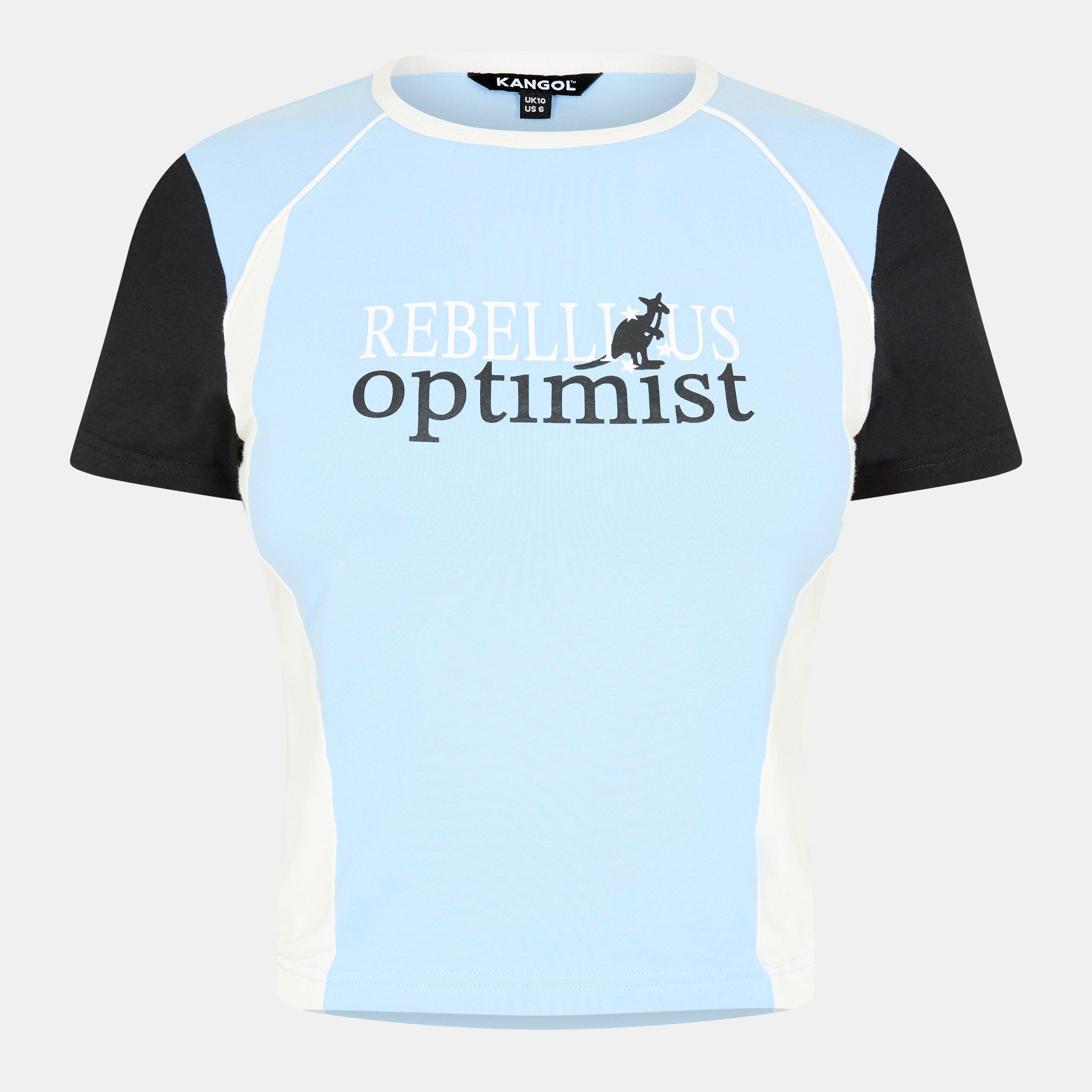Blue - Kangol - Women's Optimist Fitted Baby Tee - 1