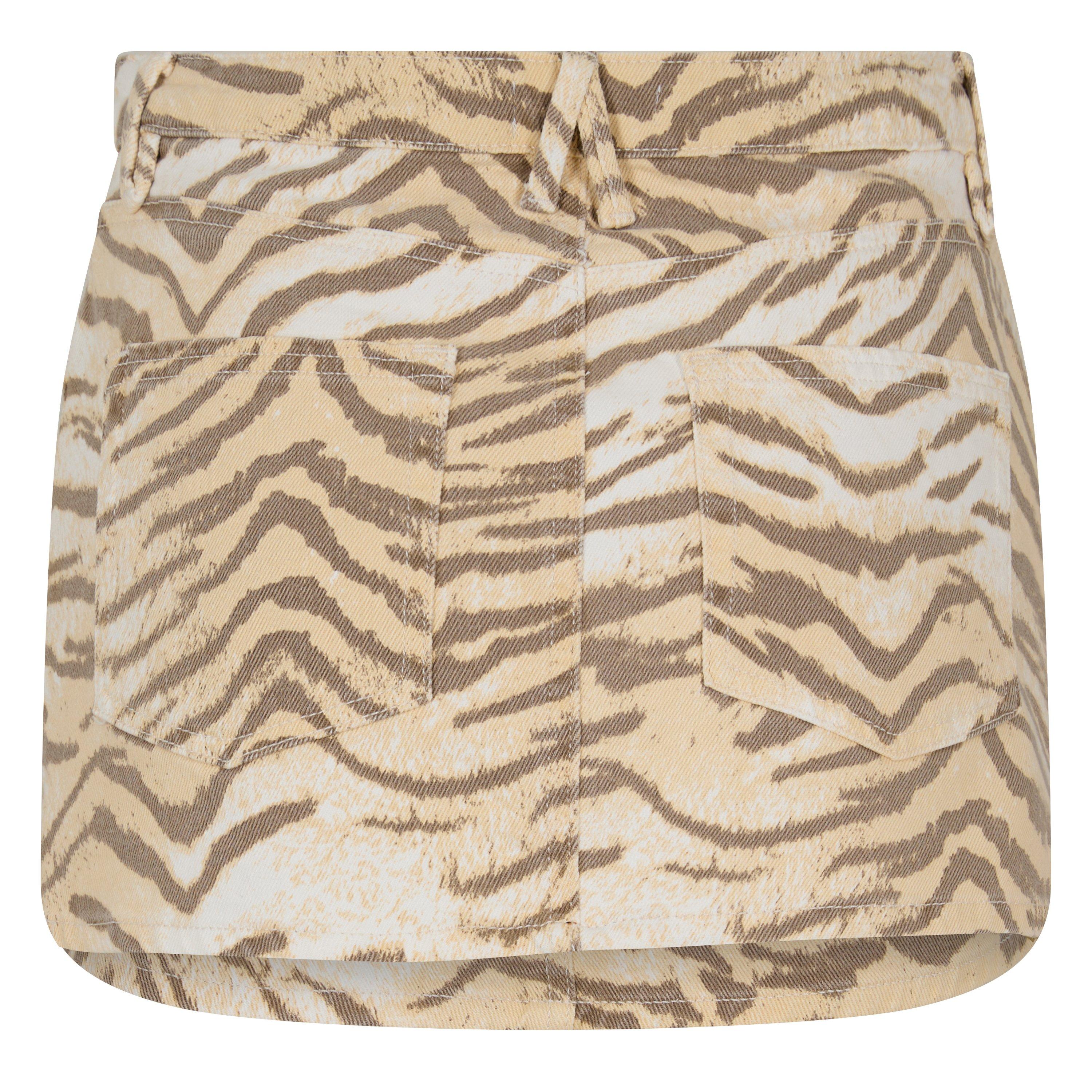 brown tiger - Good American - Good 90s Skirt Ld62 - 2