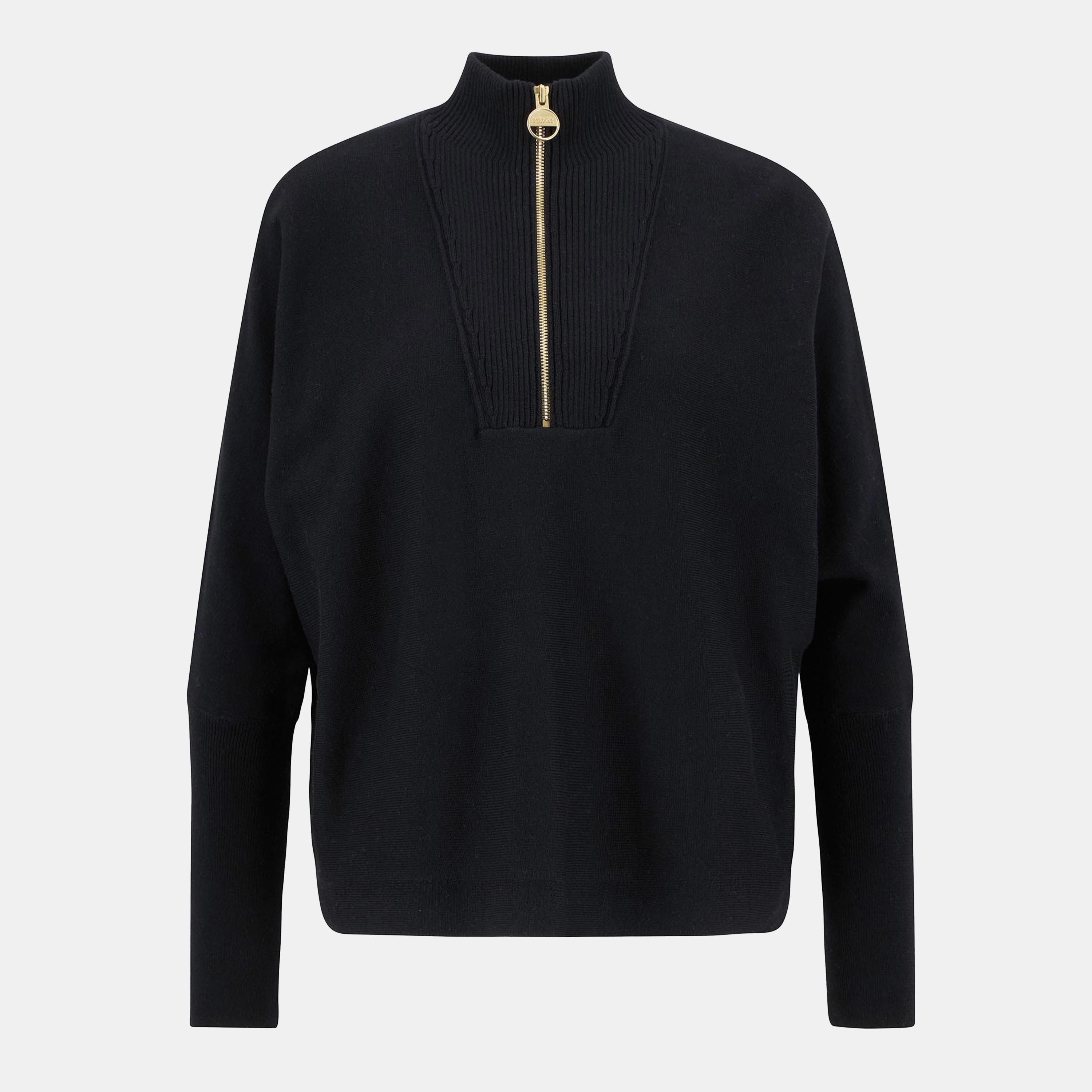 Barbour International Lola Knit Jumper - Black - Size 16 (XL)