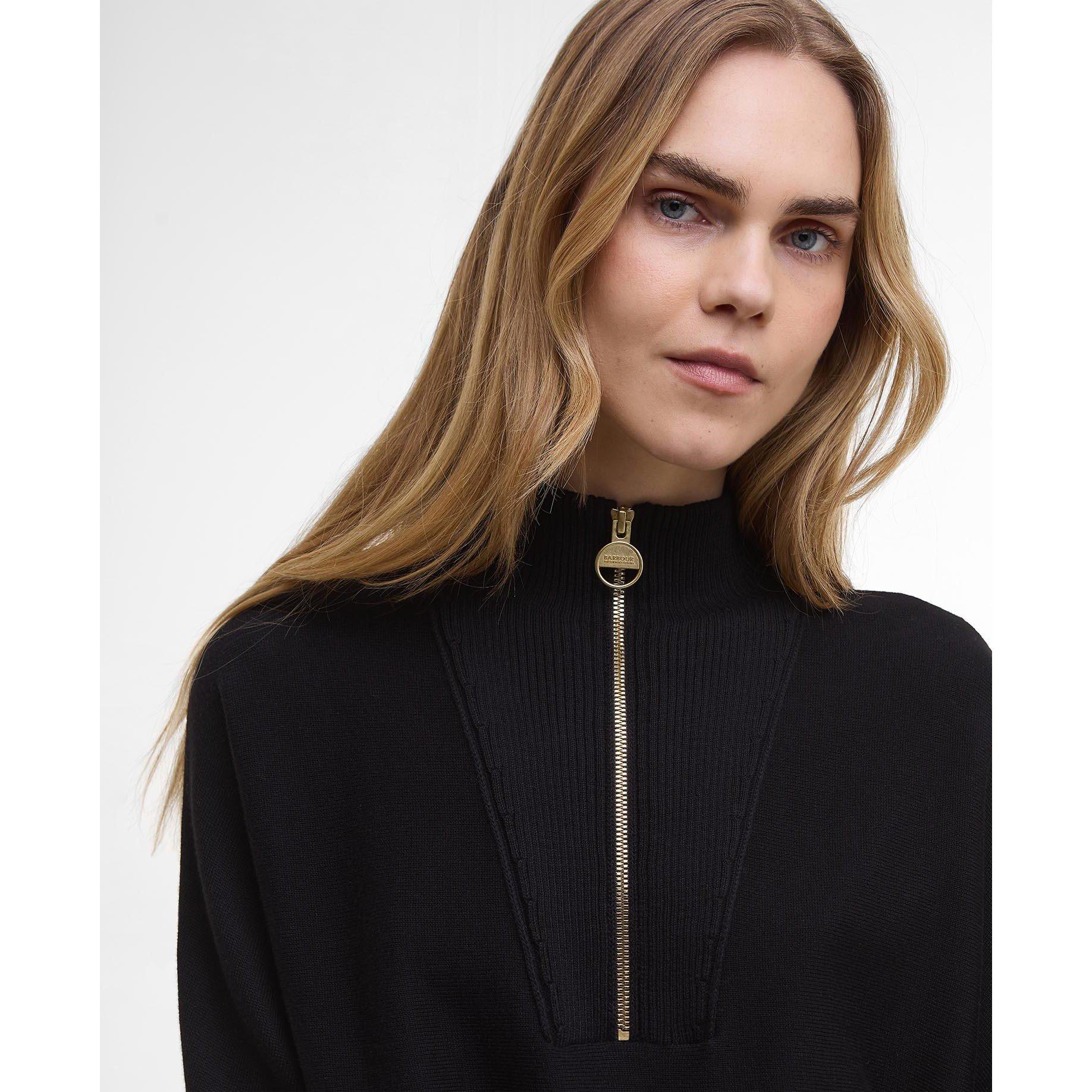 Black - Barbour International - Lola Knit Jumper - 4