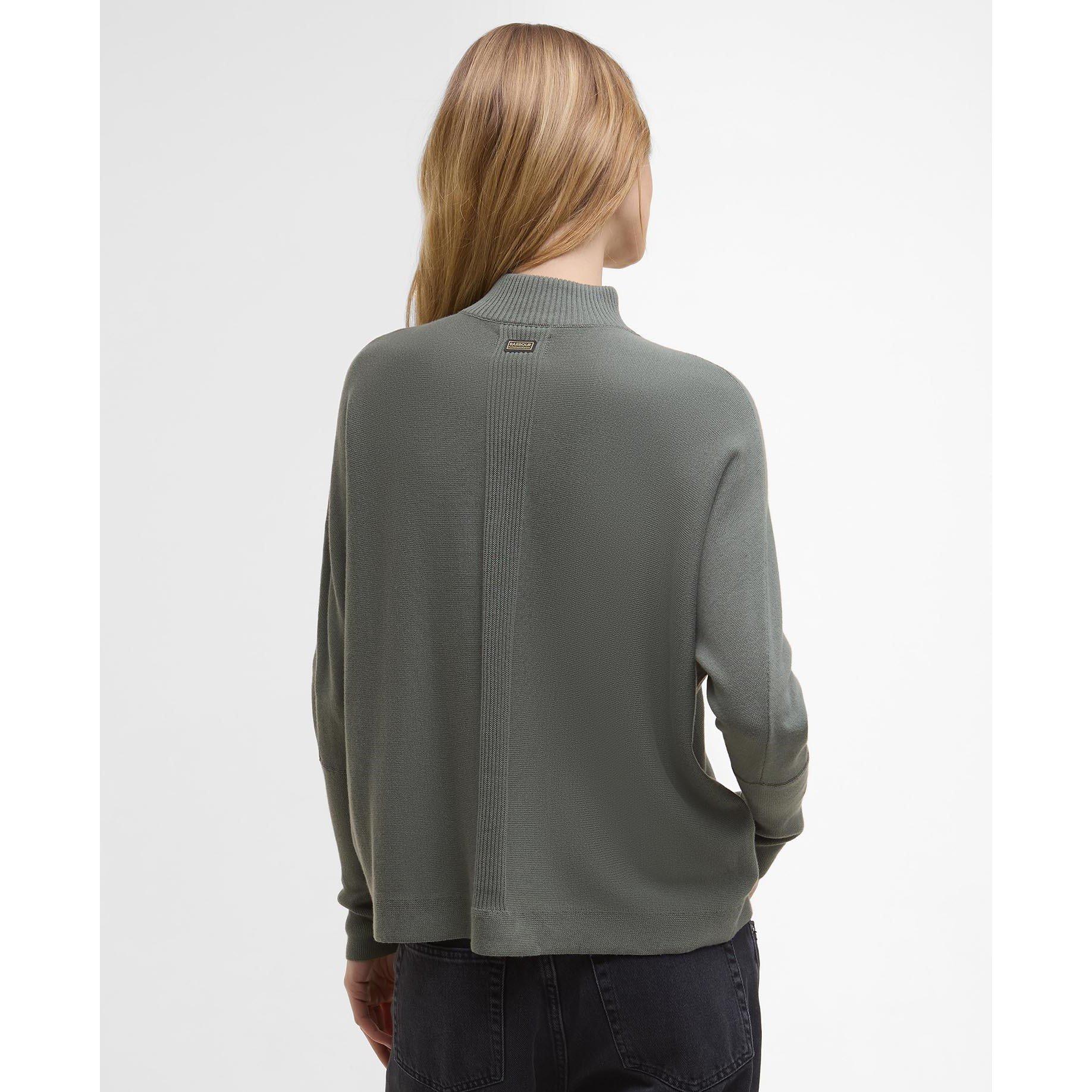 Dusky Khaki - Barbour International - Lola Knit Jumper - 3