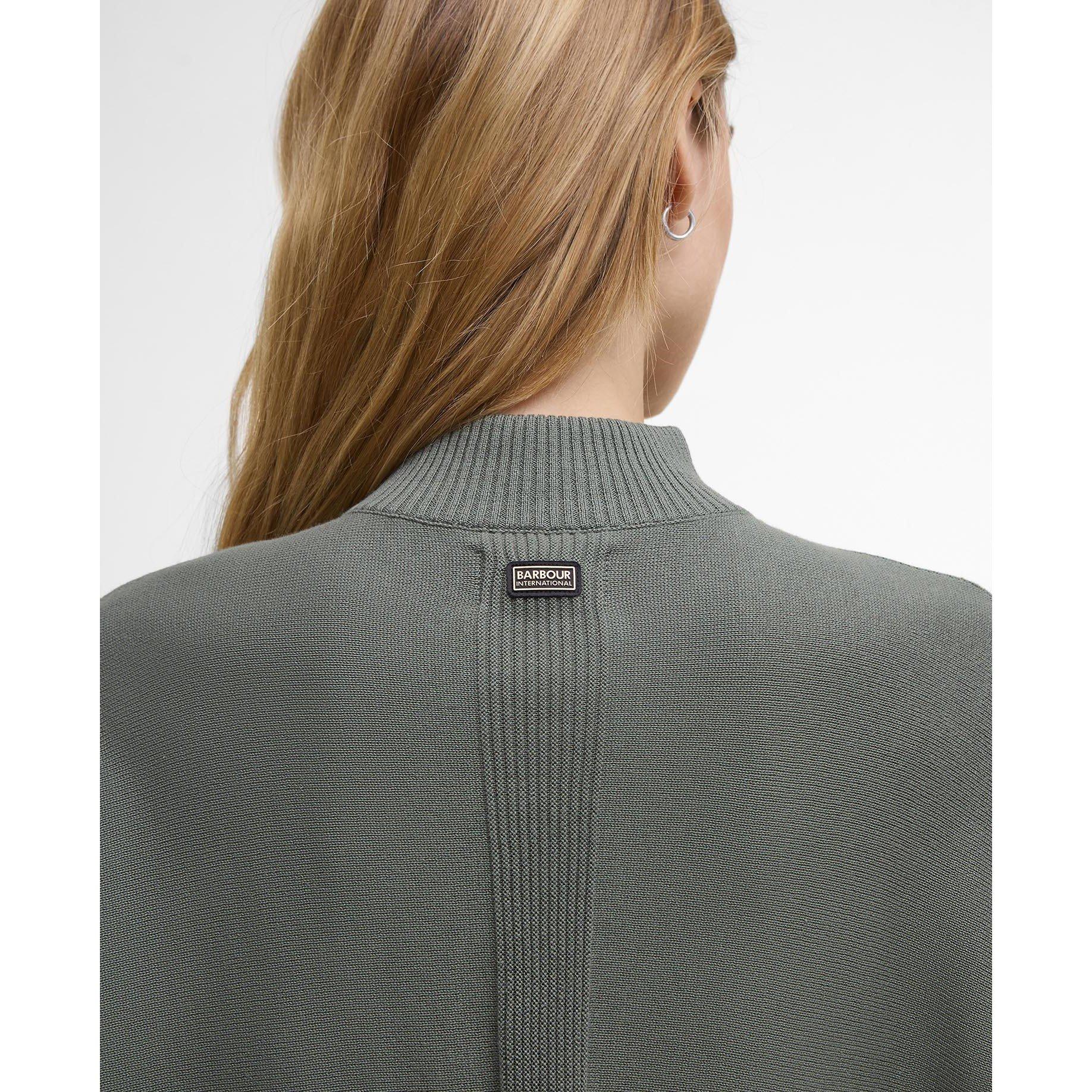 Dusky Khaki - Barbour International - Lola Knit Jumper - 5