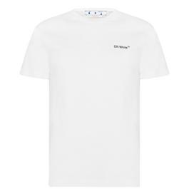 Off White Wave Diagonals T Shirt