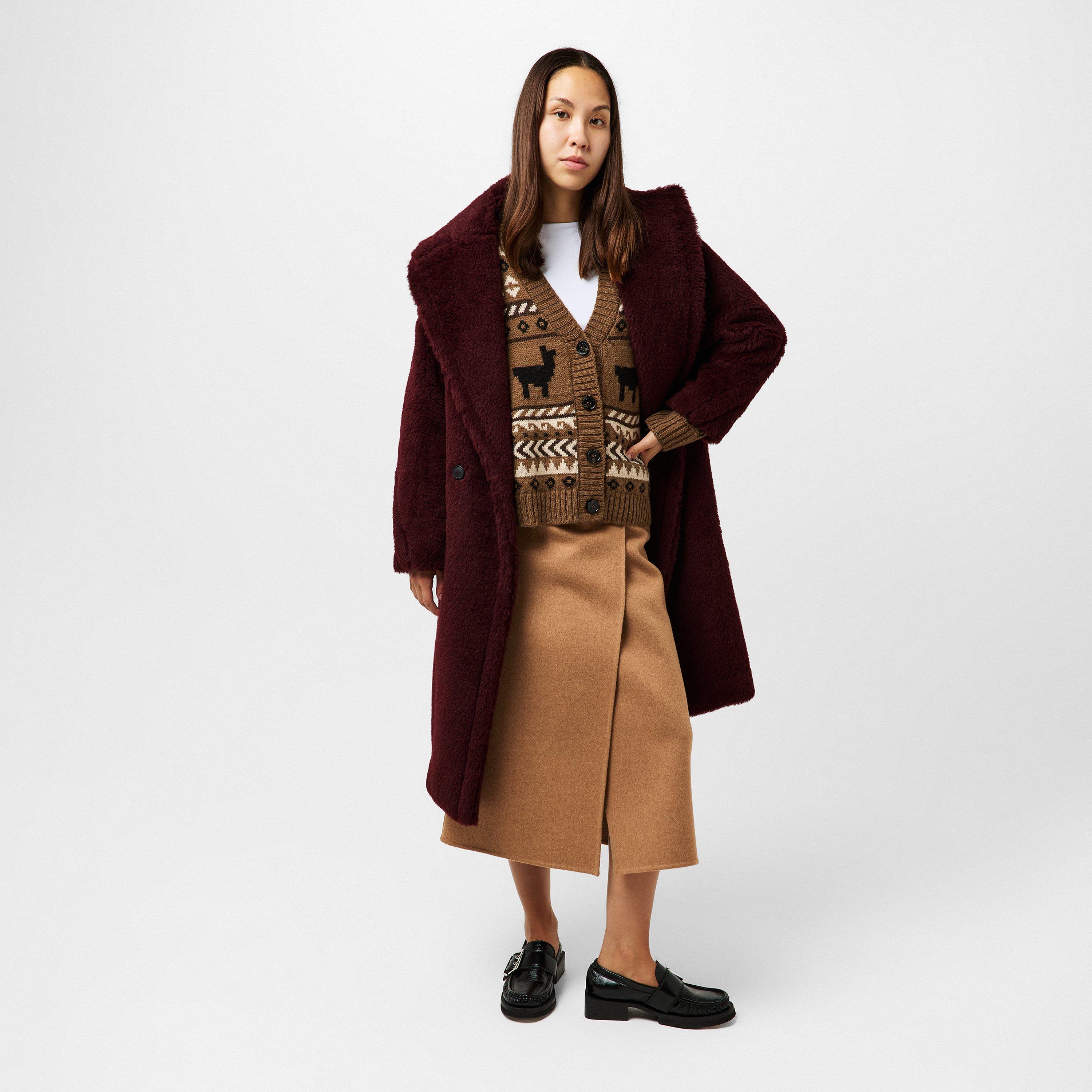 Camel - Max Mara - Women's Curzio Midi Skirt - 6