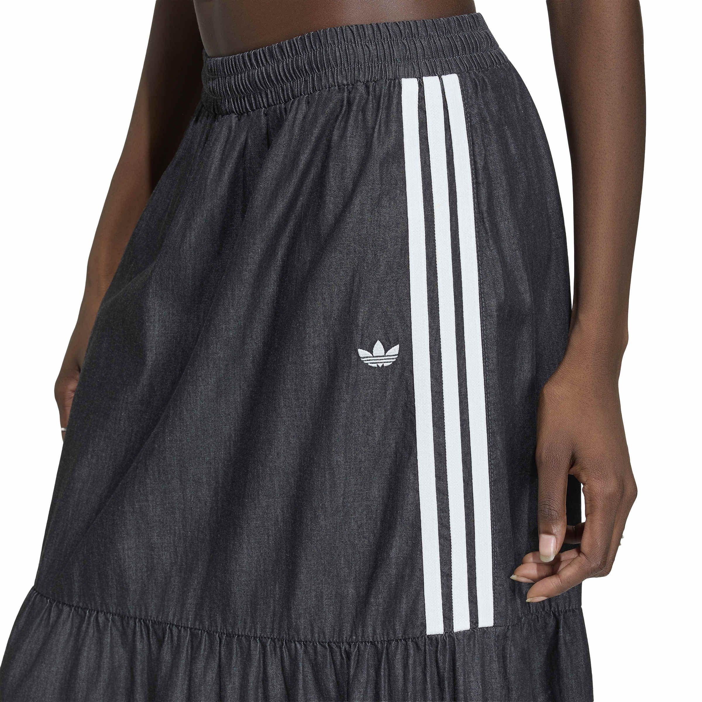 Black Denim - adidas Originals - Adi OG Denim Skir Ld64 - 4