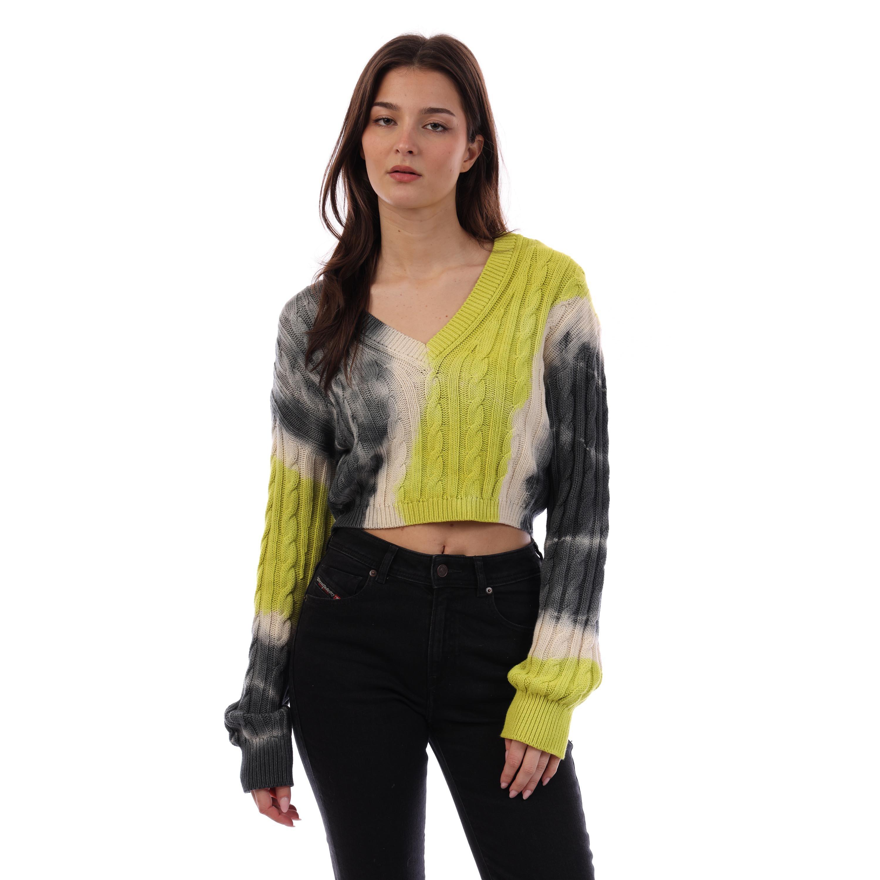 Yellow - Diesel - Women's Janel Maglia Knitted Hoodie - 6