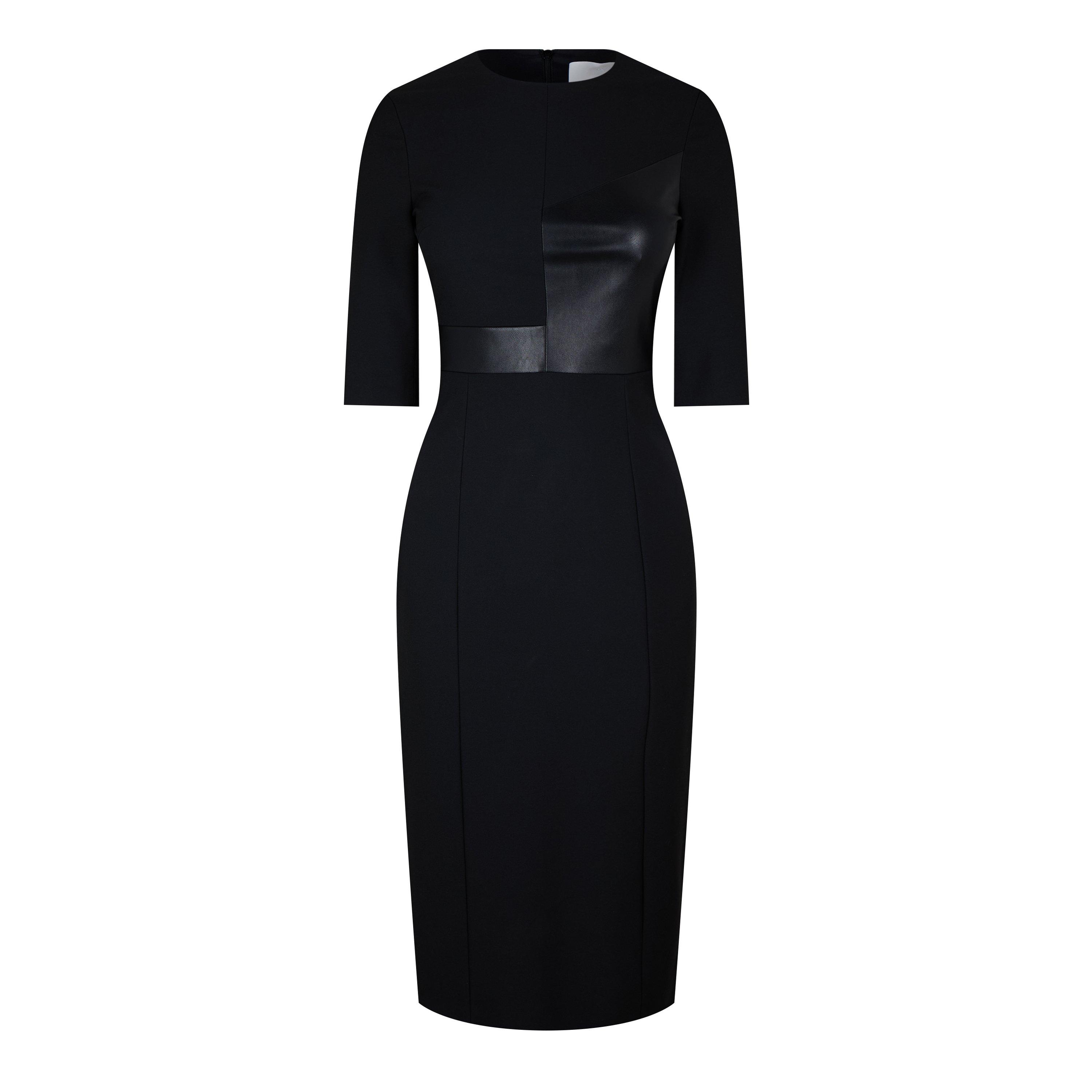 Black - Boss - Women's Dezona Tailored Shift Dress - 1