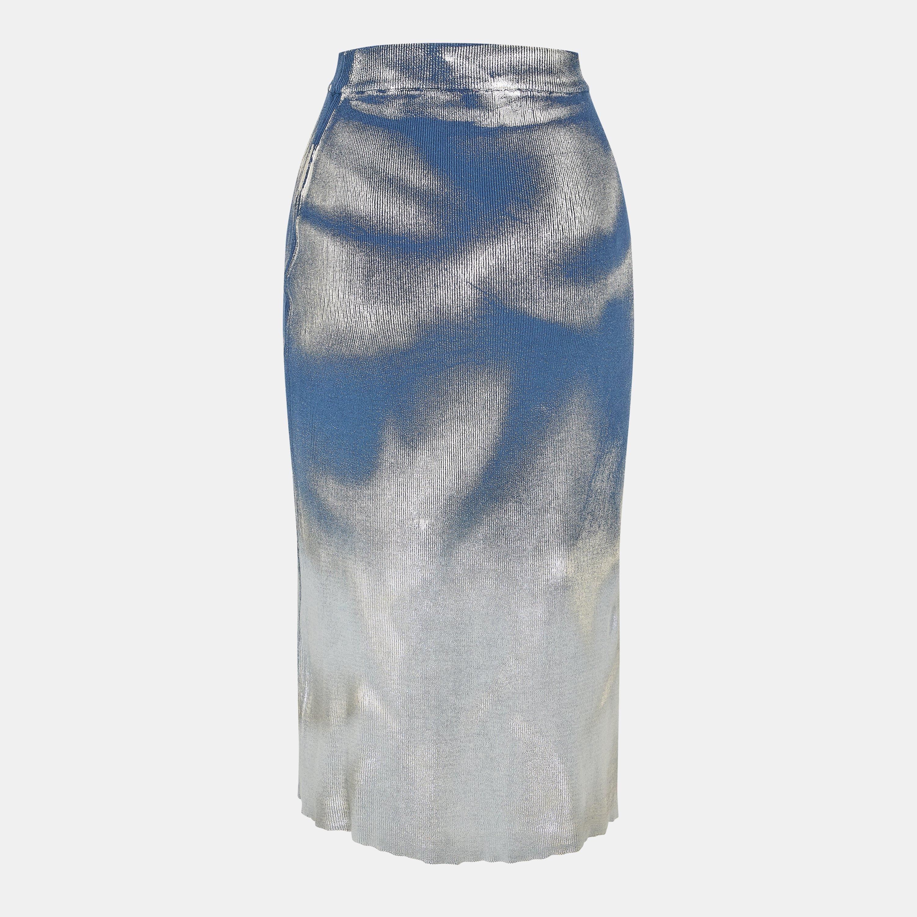 Faded Denim - Diesel - Women's Pencil Skirt - 2
