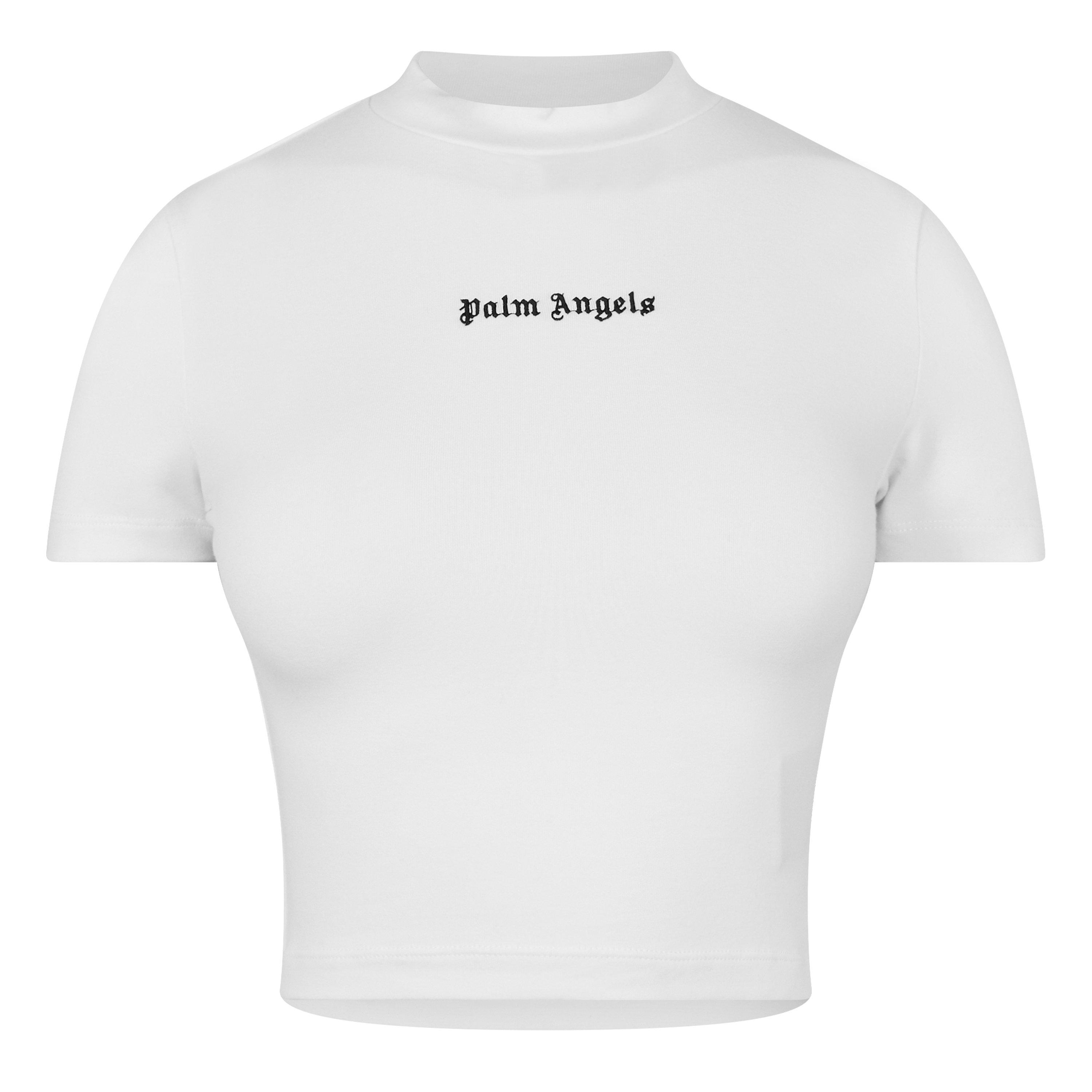 White - Palm Angels - Logo Baby Tee - 5