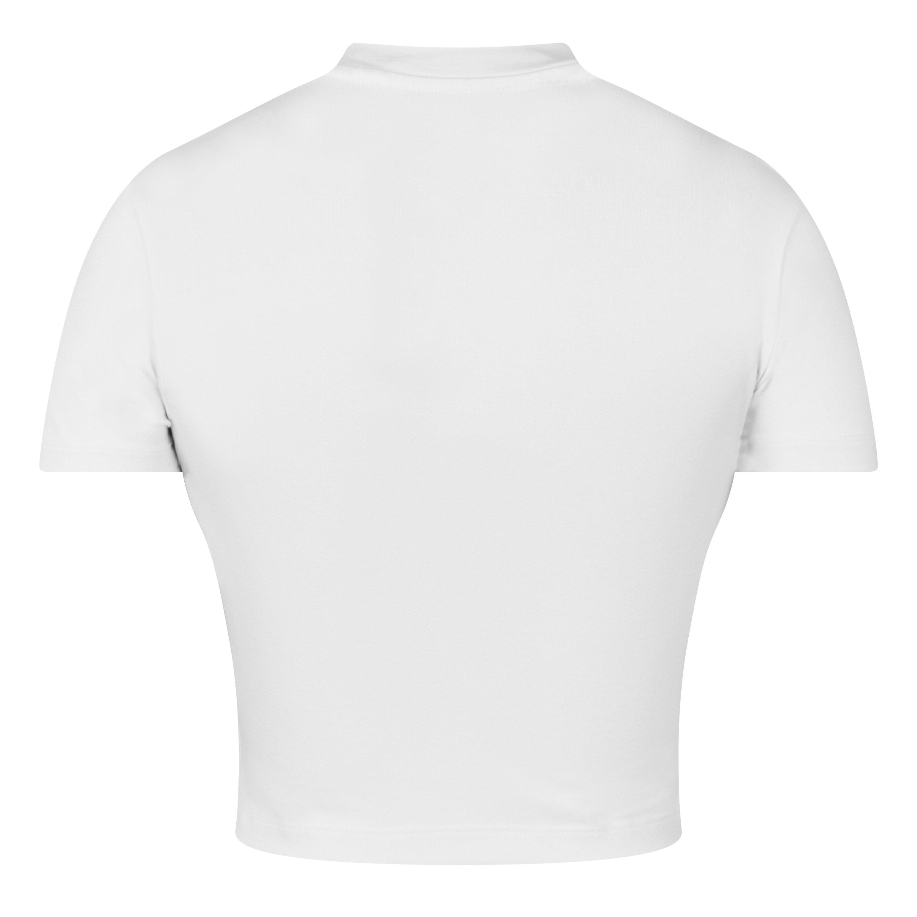 White - Palm Angels - Logo Baby Tee - 6