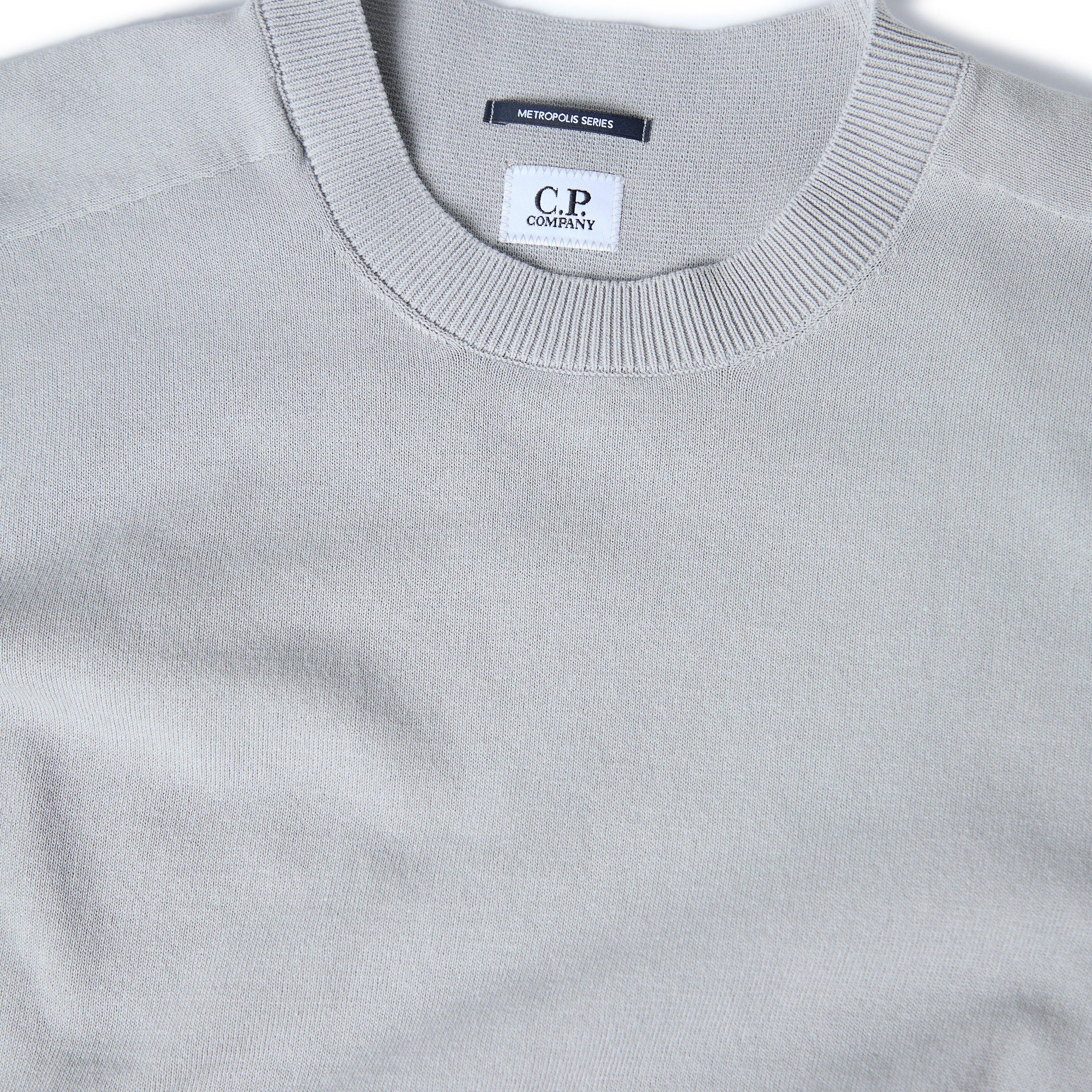 Flint Grey 936 - CP Company Metropolis - CPCM Crew Neck Knit Sn61 - 3