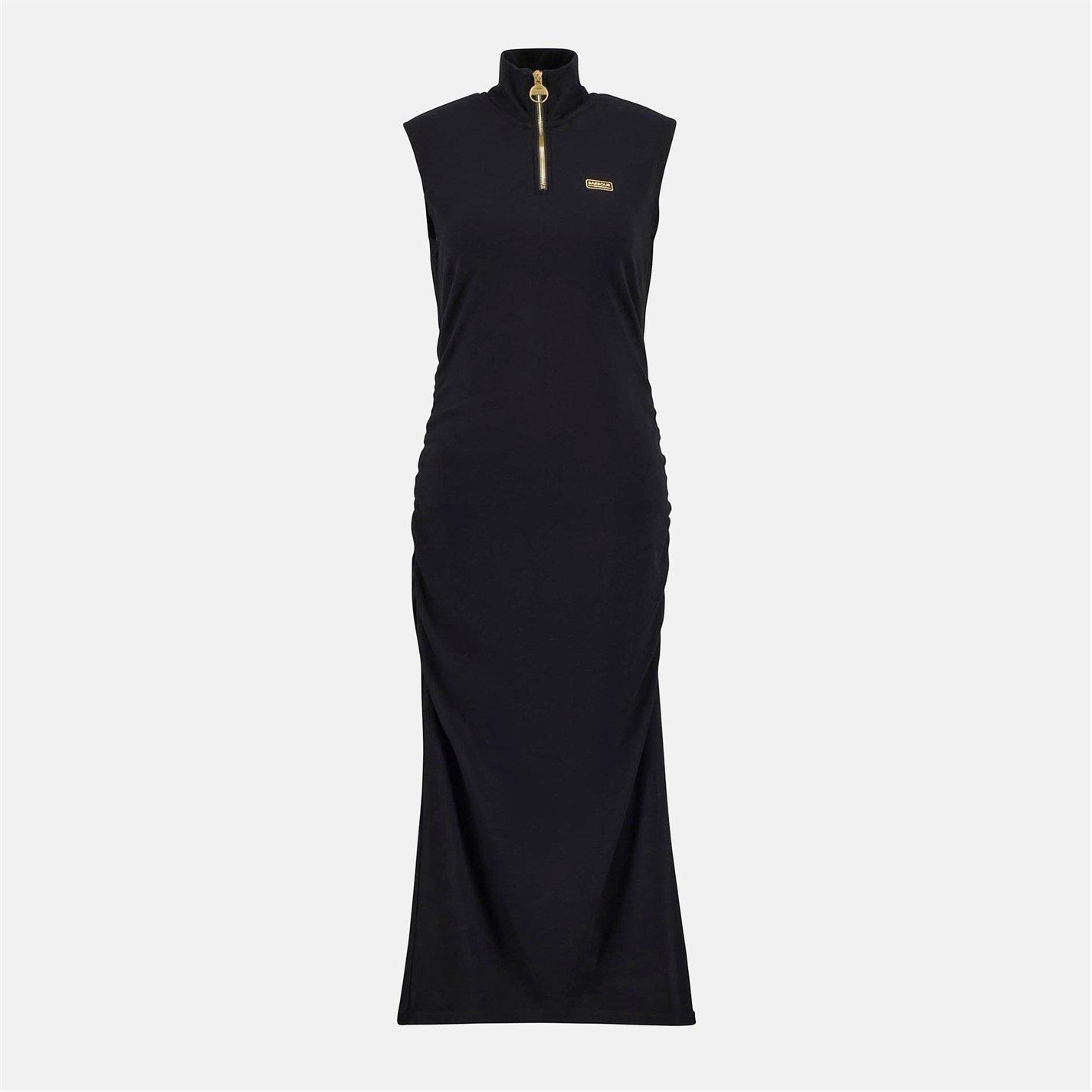 Black - Barbour International - Havana Midi Dress - 2