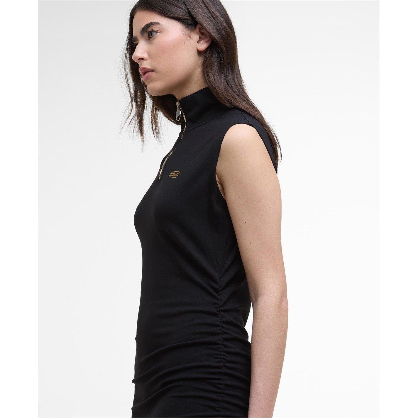 Black - Barbour International - Havana Midi Dress - 6