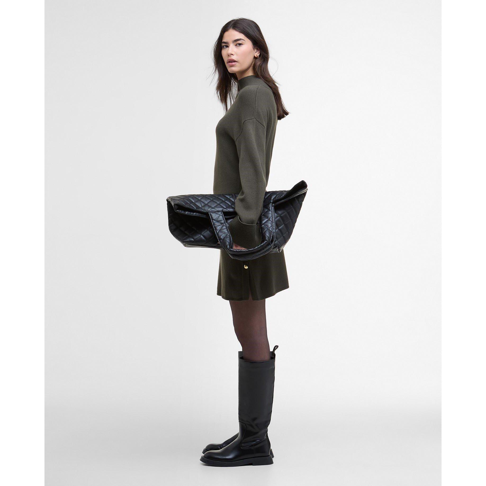 Dusty Khaki - Barbour International - Lana Knitted Mini Dress - 7