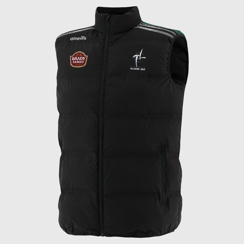 Blk/Bott/Wht - ONeills - Dynamo Kildare GAA Padded Sleeveless Gilet - 1