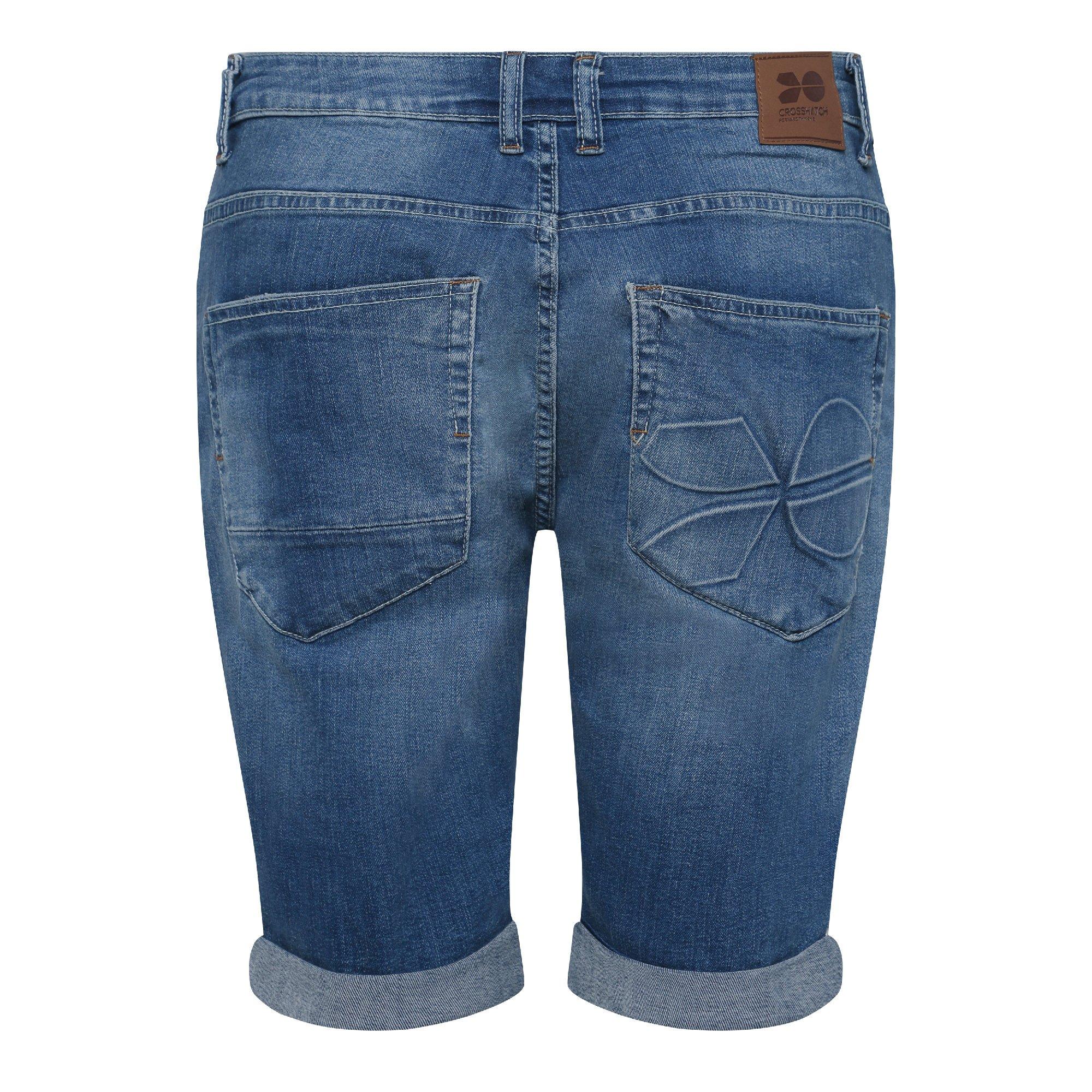 LAVAGGIO MEDIO - Crosshatch - Men's Tonwin Cotton Denim Shorts - 2
