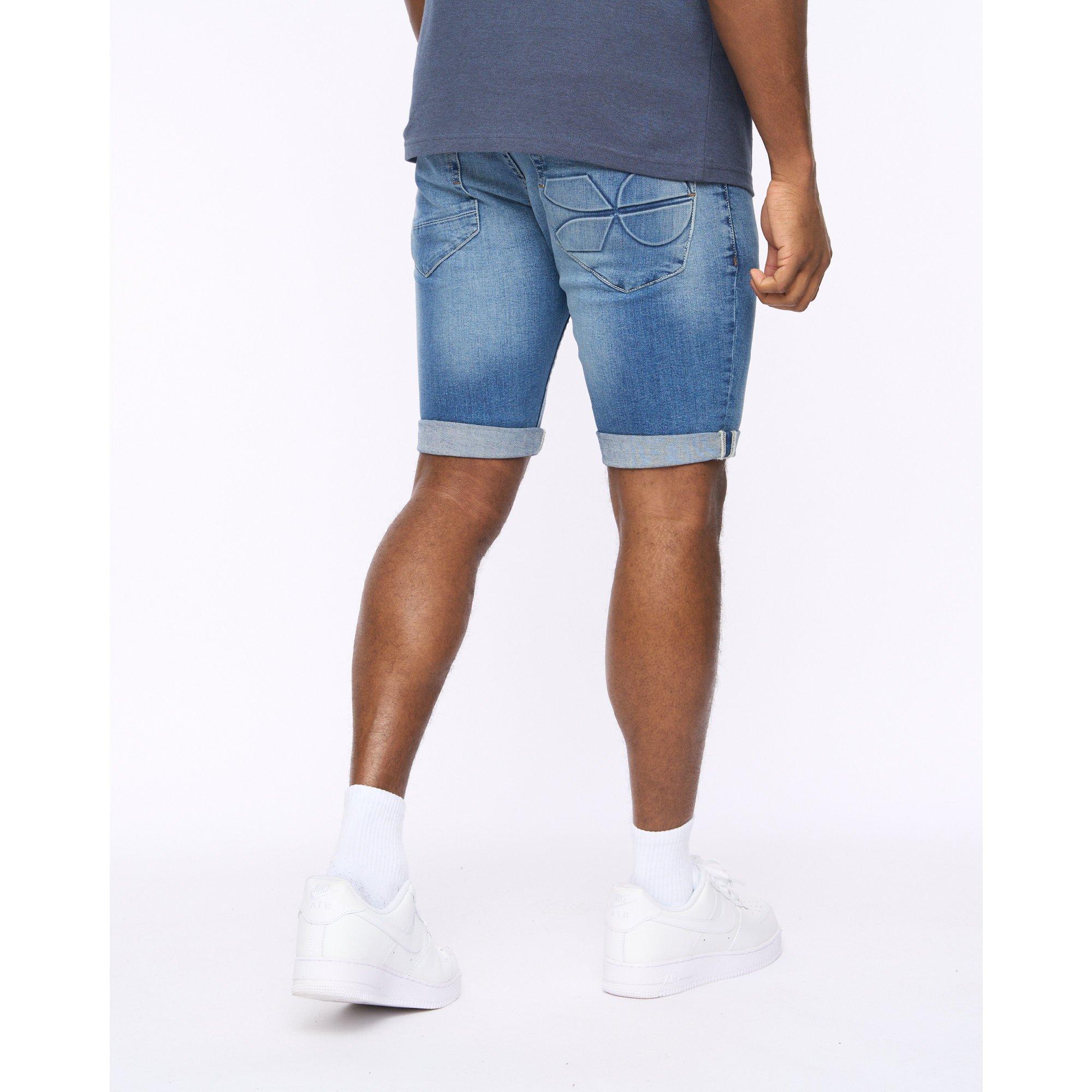 LAVAGGIO MEDIO - Crosshatch - Men's Tonwin Cotton Denim Shorts - 4