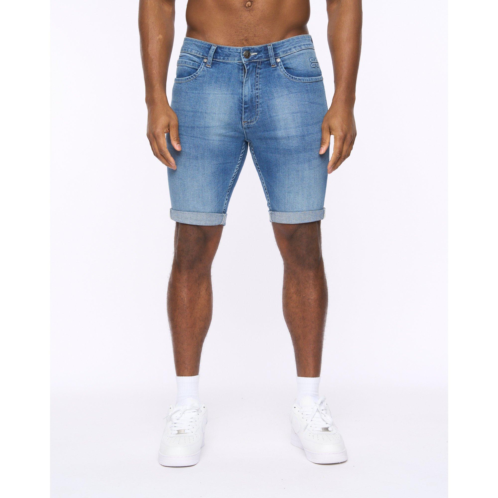 LAVAGGIO MEDIO - Crosshatch - Men's Tonwin Cotton Denim Shorts - 6