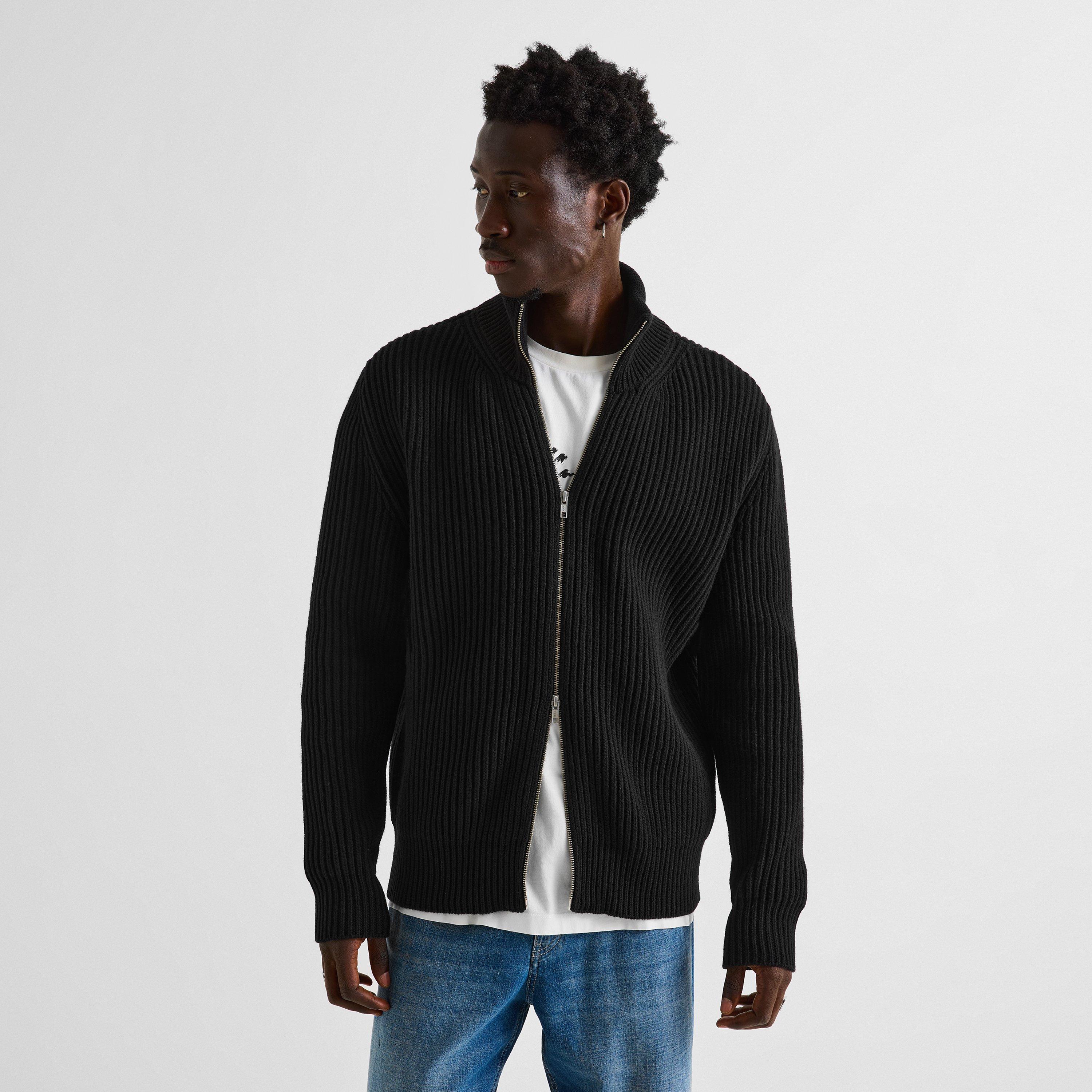 Beige Melange - MM6 Maison Margiela - Ribbed Knit Jacket - 3